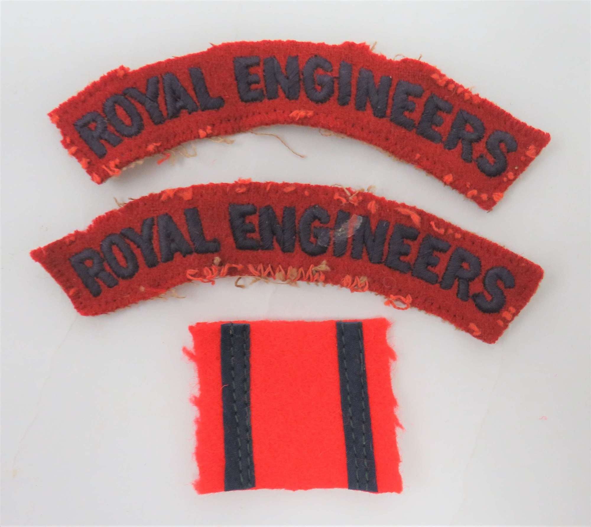 WW2 Royal Engineers Pagri Badge and Titles