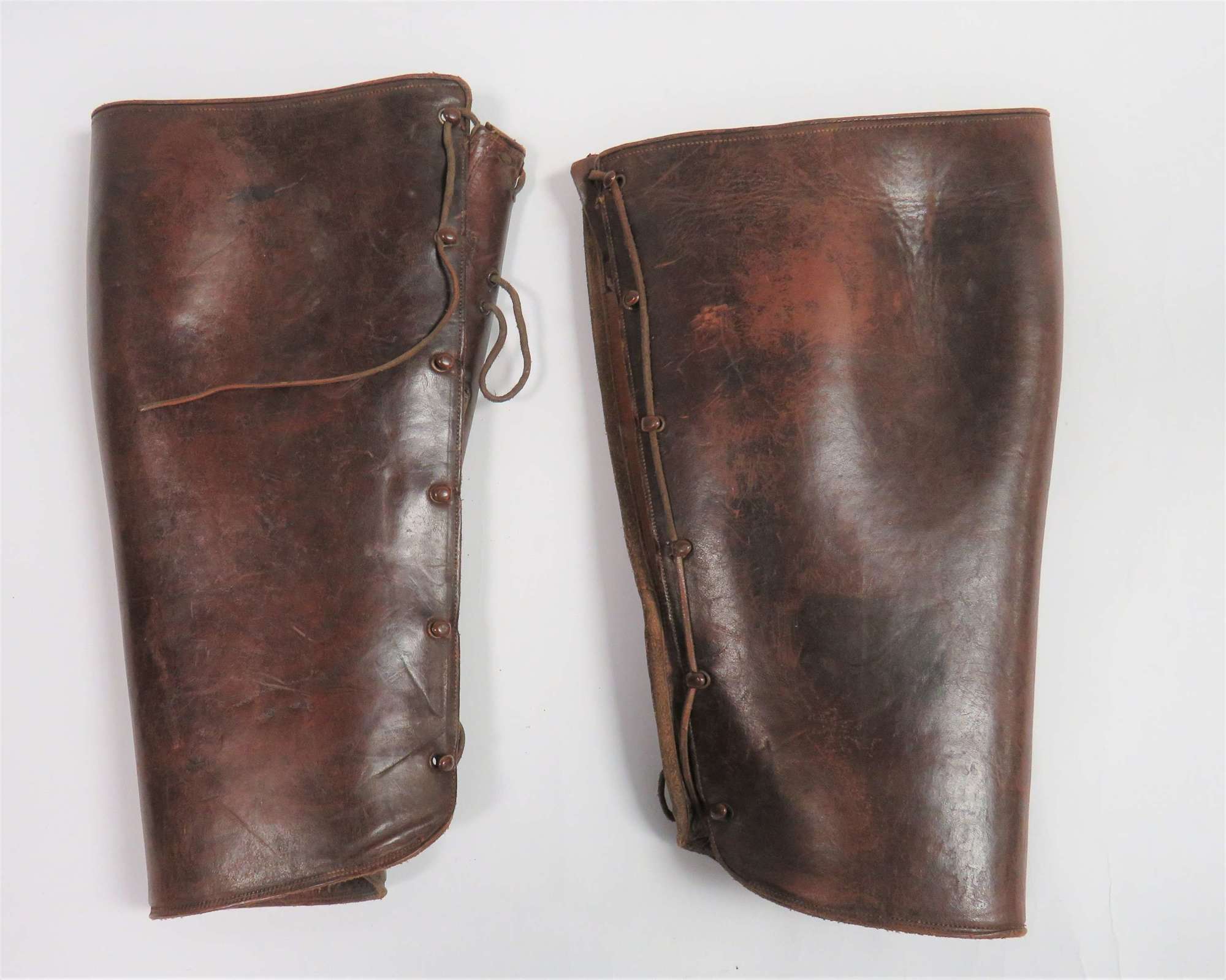 Pair of WW1 Officers Leather Trench Gaiters