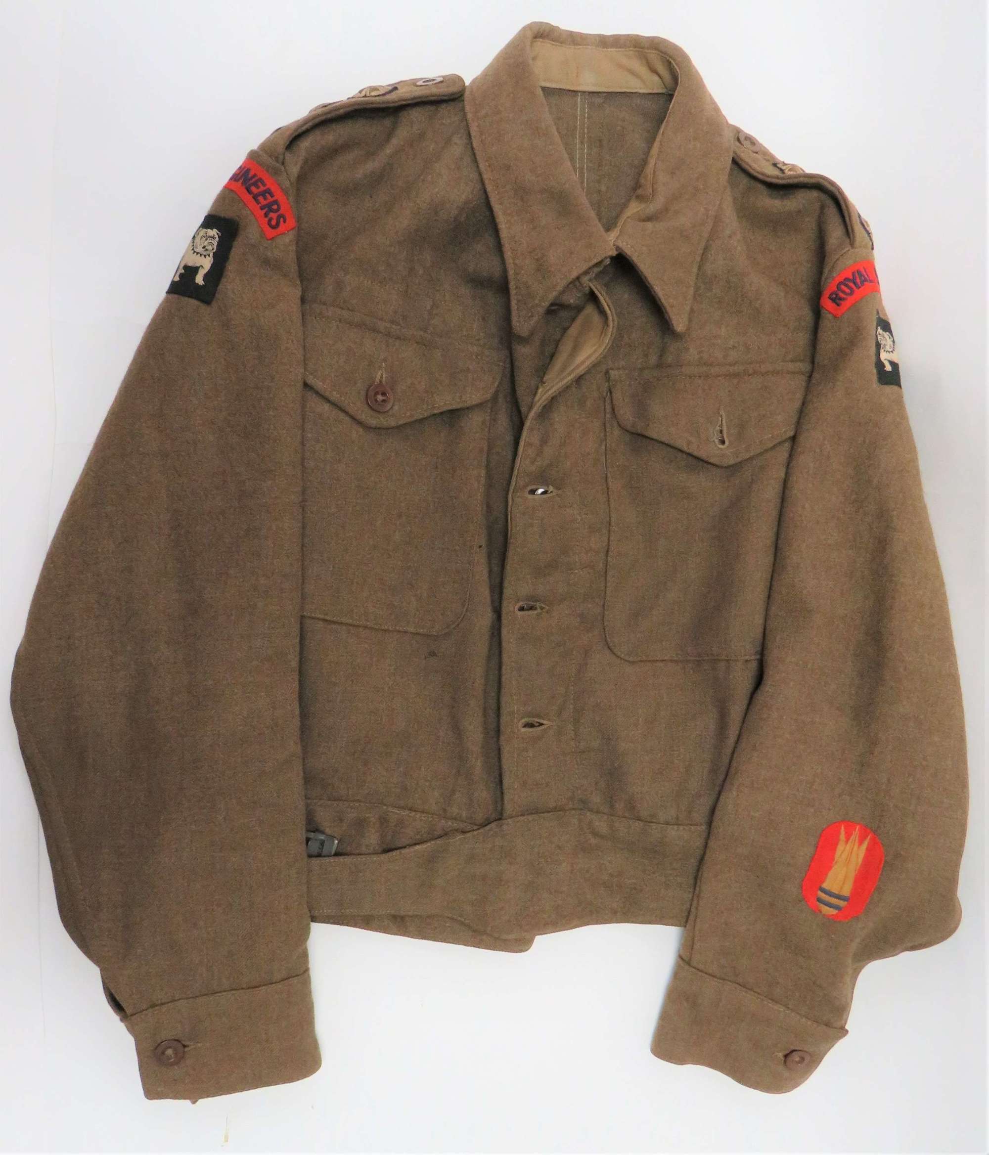 1940 Pattern Royal Engineers Bomb Disposal Officer Battledress Jacket