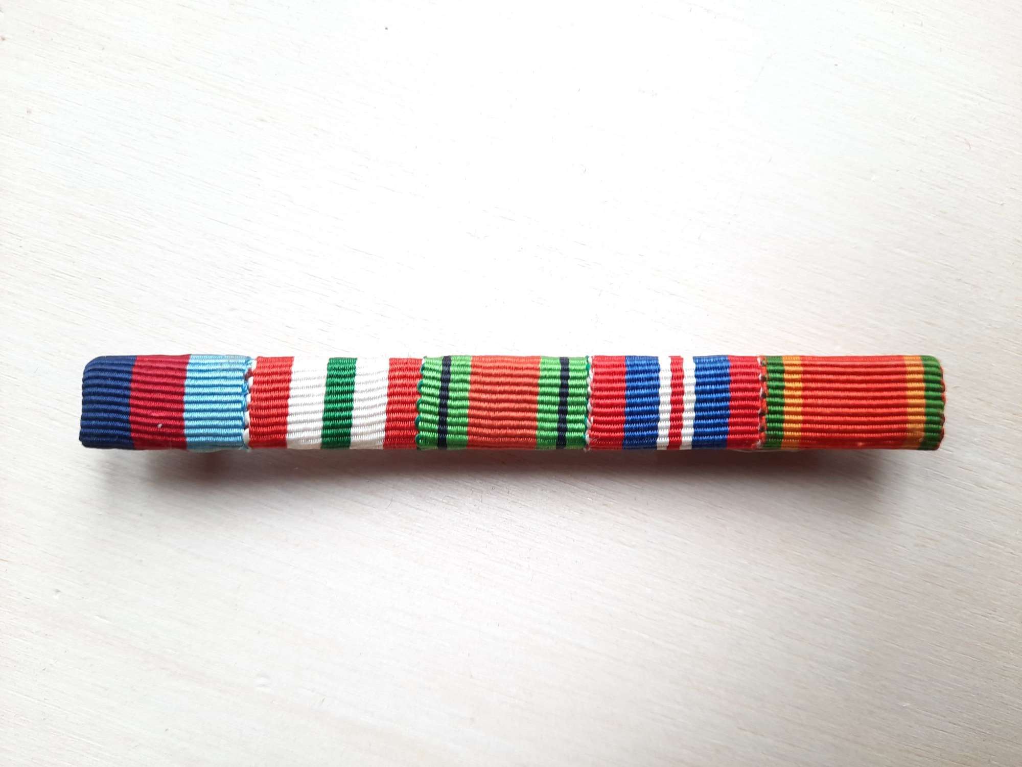 WW2 Miniature Ribbon Bar with South Africa Service Medal