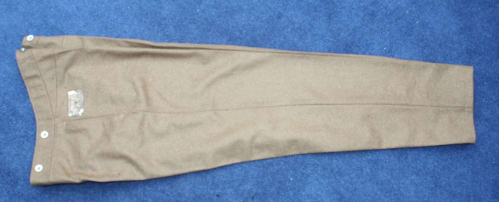RARE 1914 DATED WW1 BRITISH ARMY 1902 PATTERN SERVICE DRESS TROUSERS