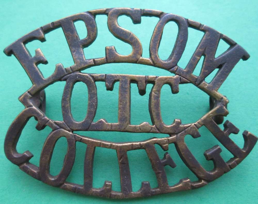 EPSOM OTC COLLEGE SHOULDER TITLE