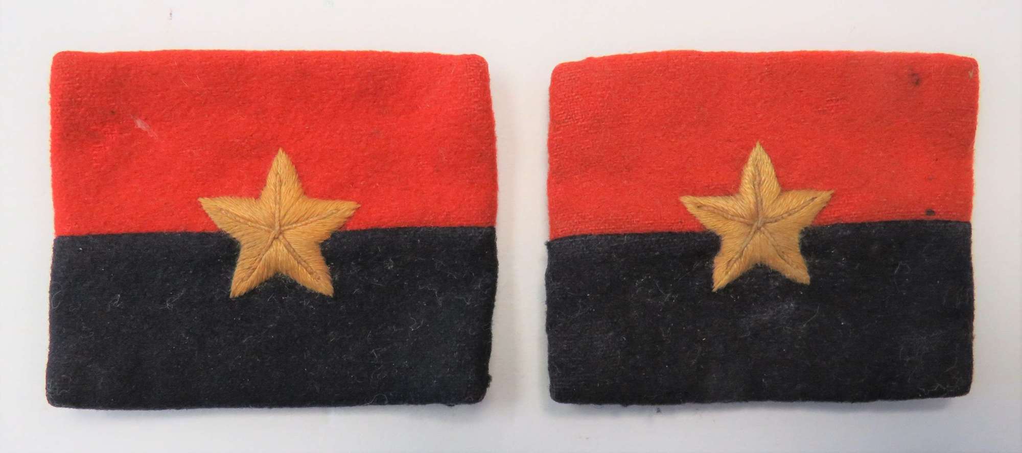 Pair of WW2 G.H.Q India Formation Badges