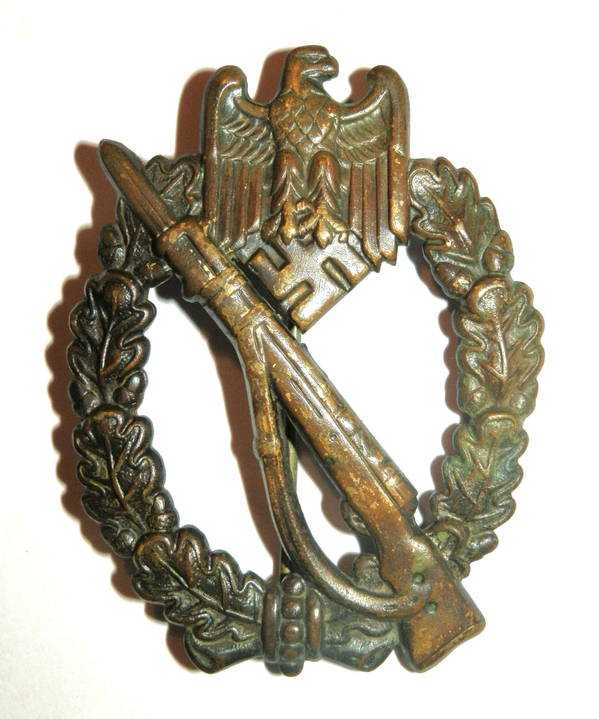 German Infantry Assault Badge. Attributed to B.H. Mayer’s.