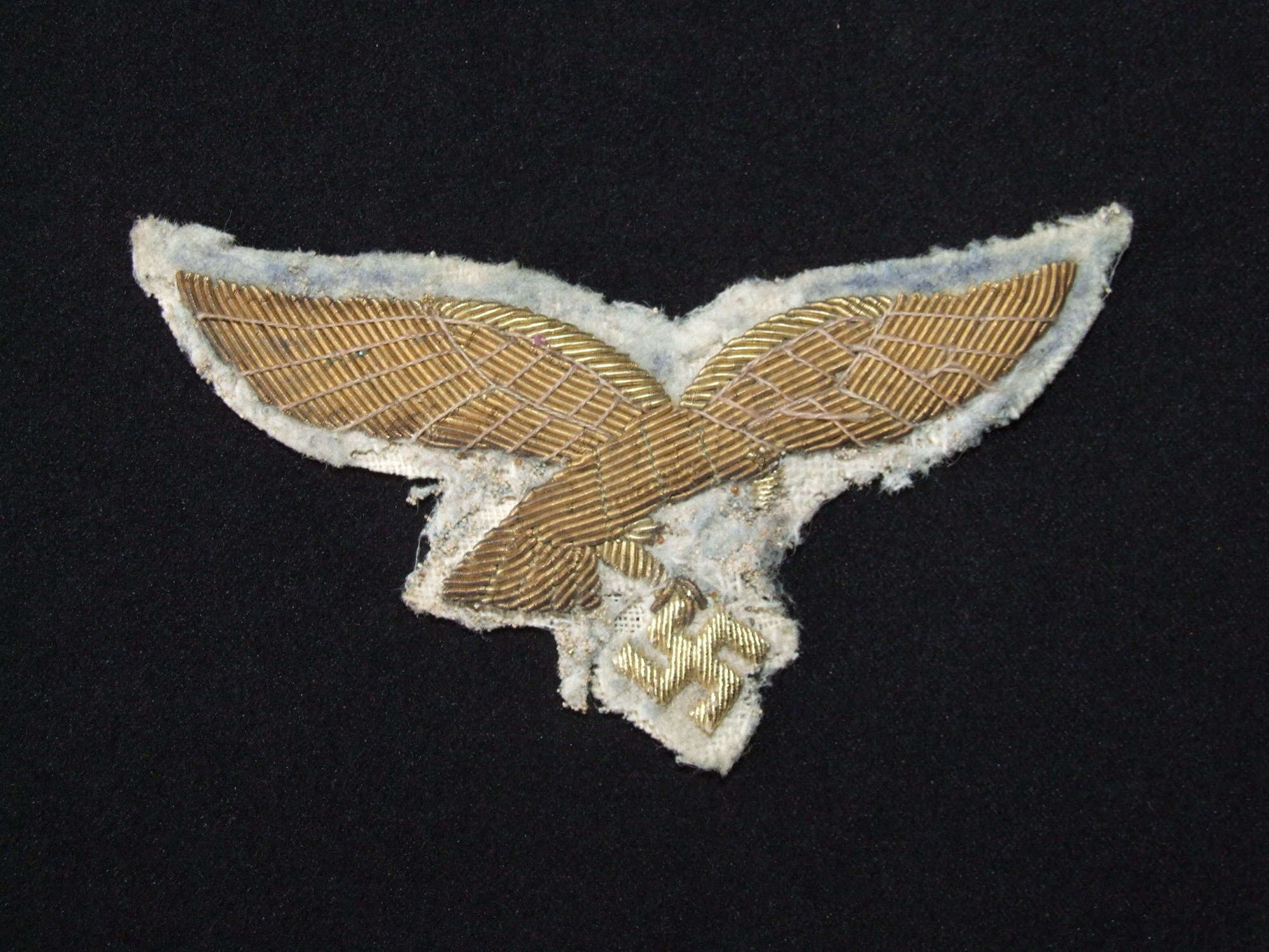 Luftwaffe general's Gold Breast Eagle on White Background