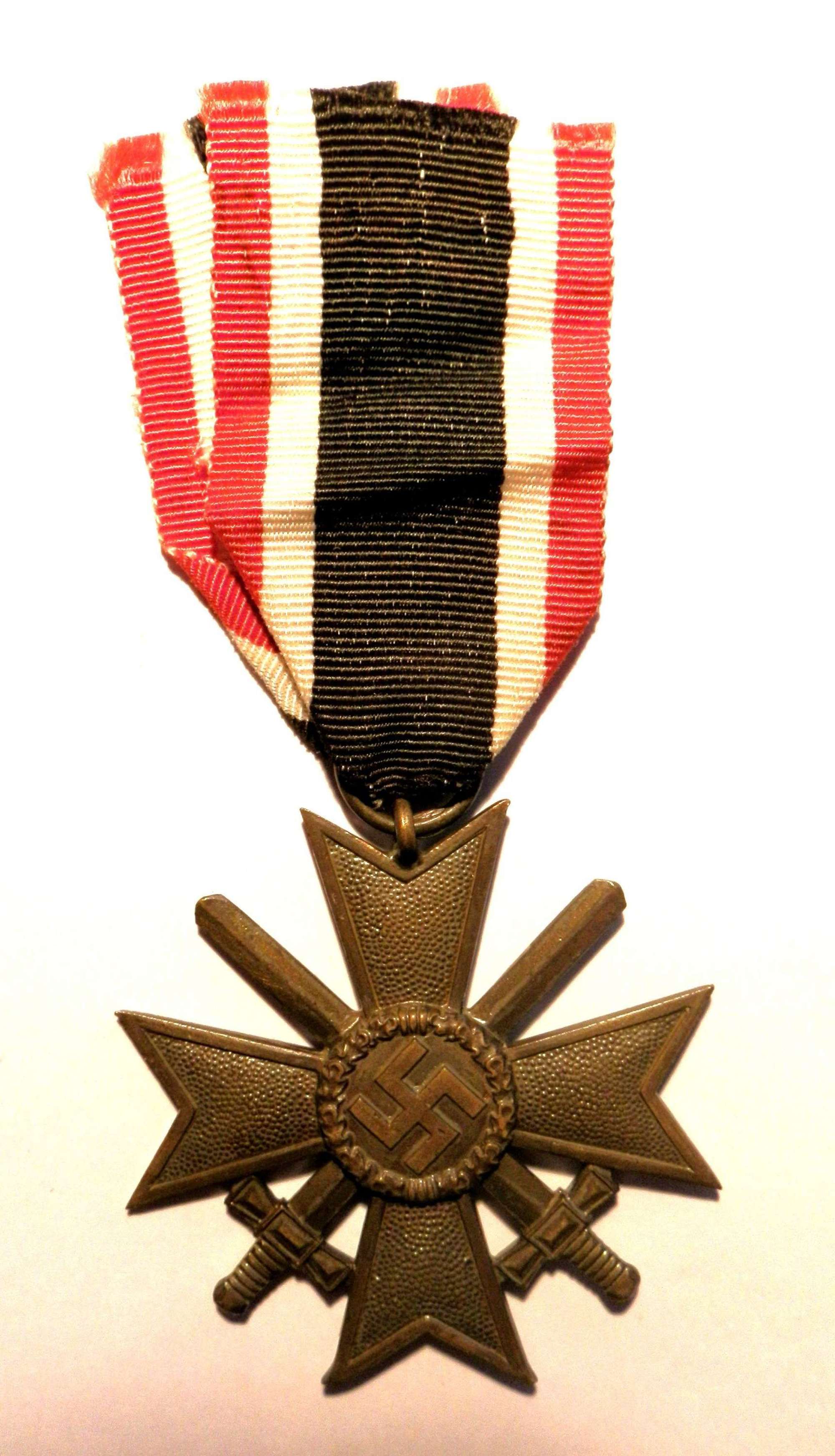 War Merit Cross, 2nd Class with Swords. Maker marked 85.