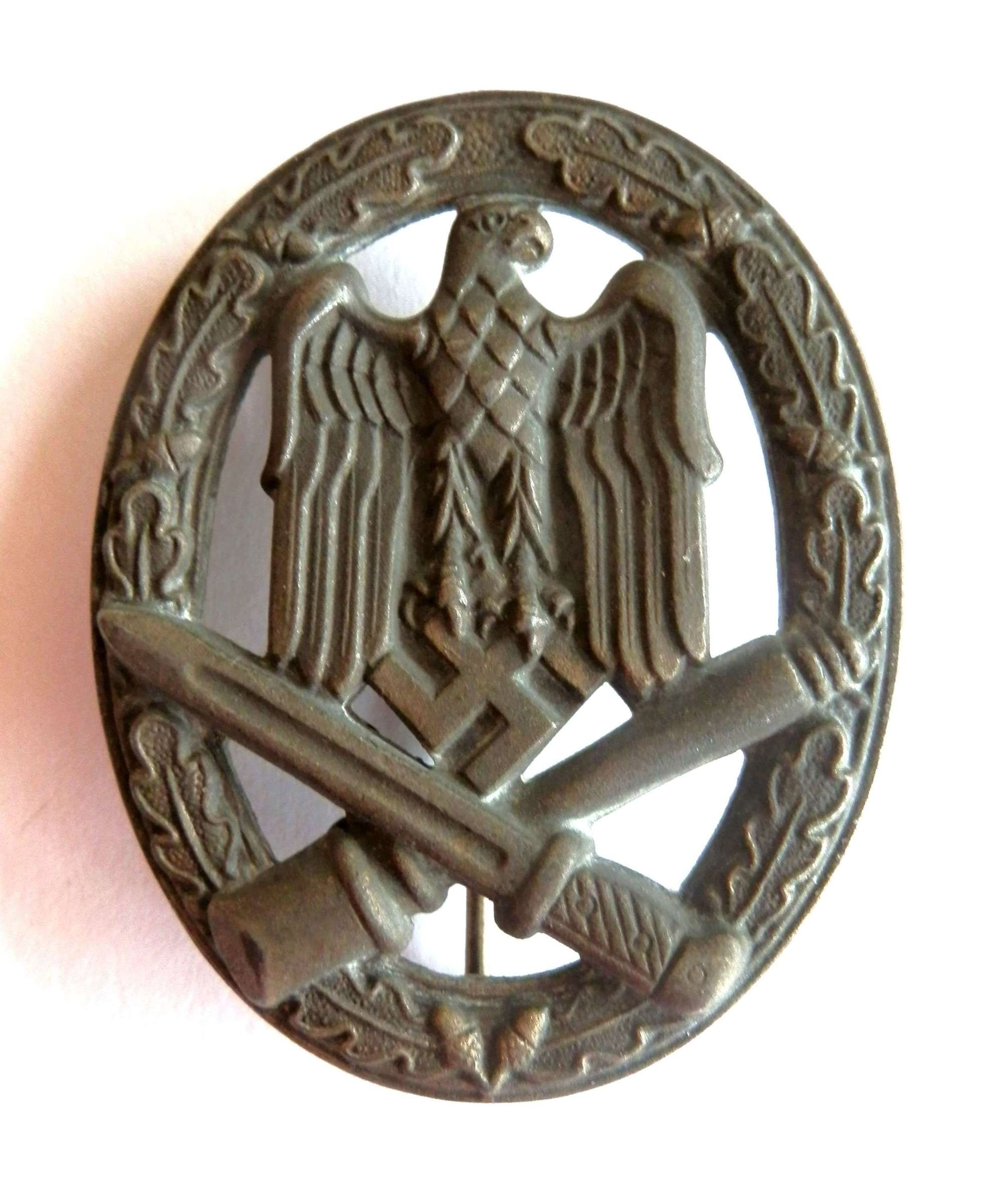 German General Assault Badge. Maker marked ‘R.S.’ by Rudolf Souval.