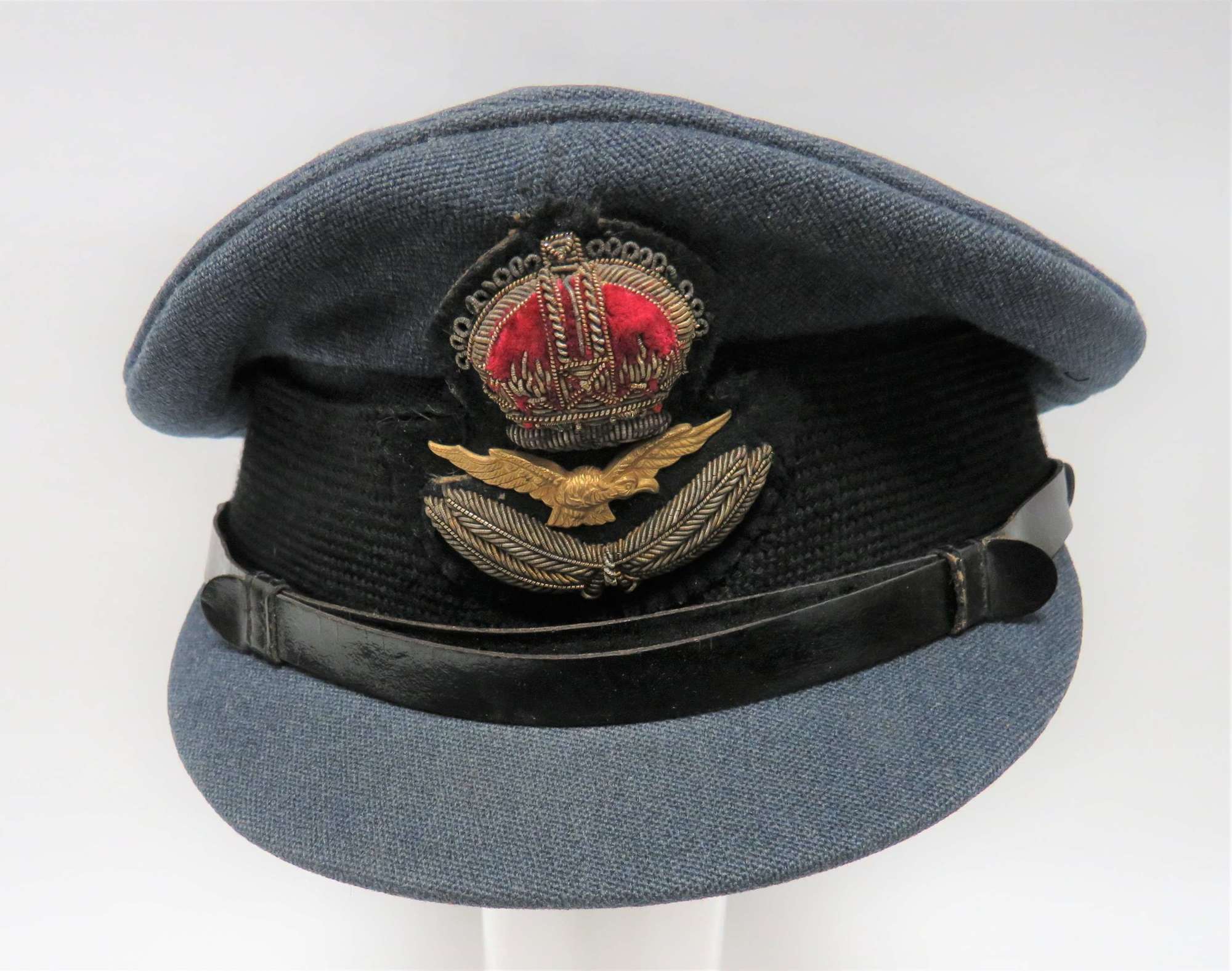 WW2 Pattern Royal Air Force Officers Service Dress Cap