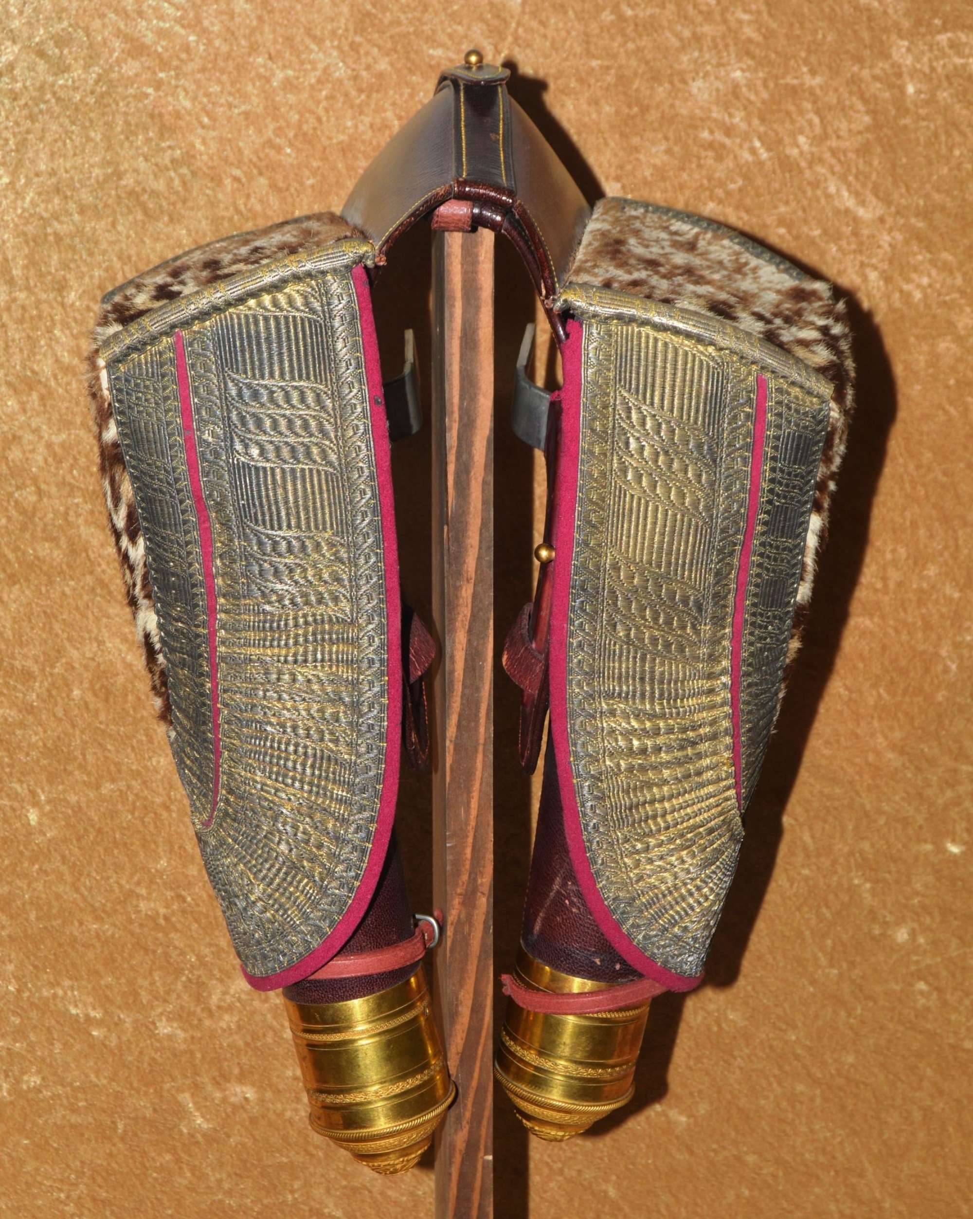 Fine Pair of Napoleonic French Senior Officer's Saddle Holsters