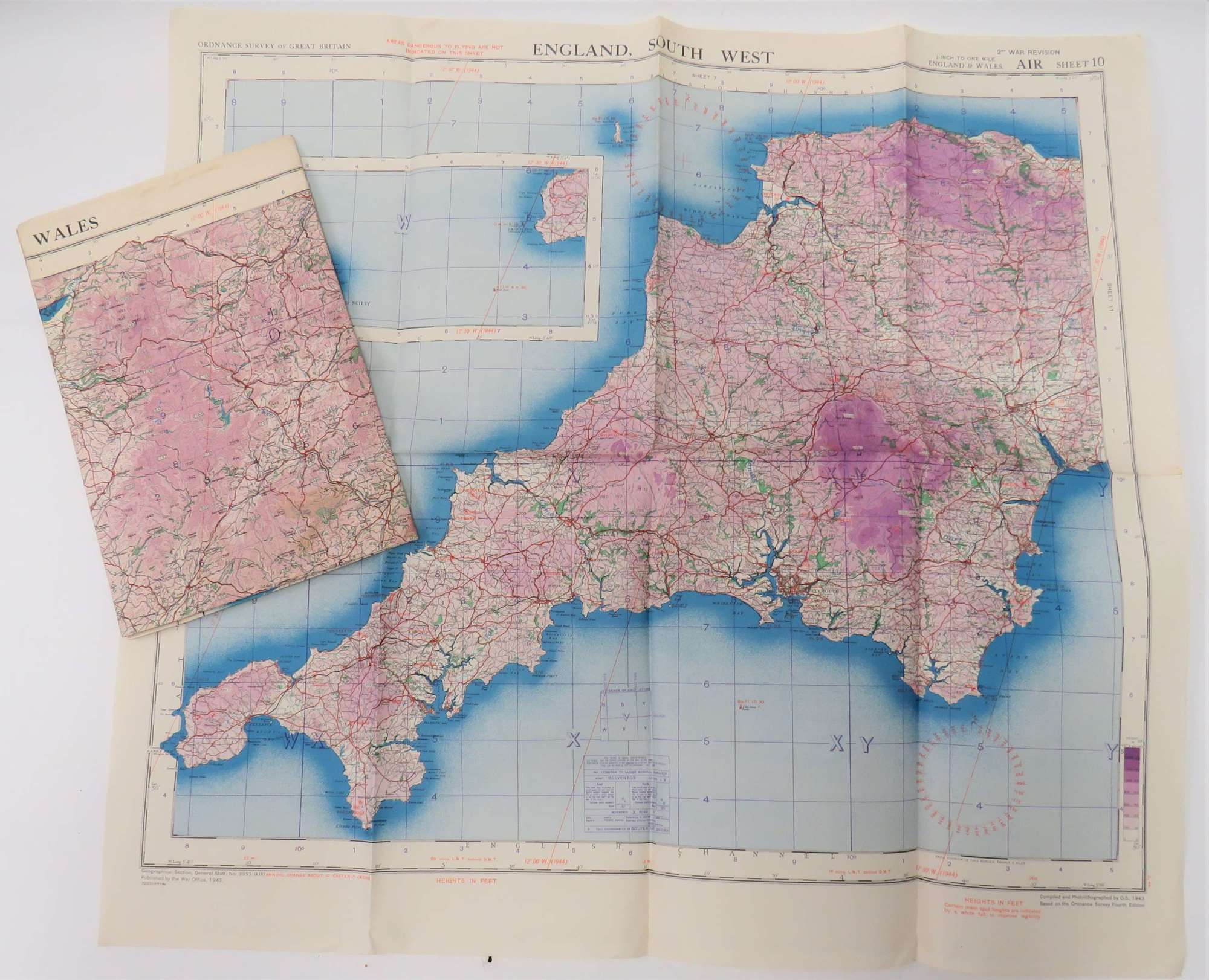 2  R.A.F Issue England South West and Wales Maps