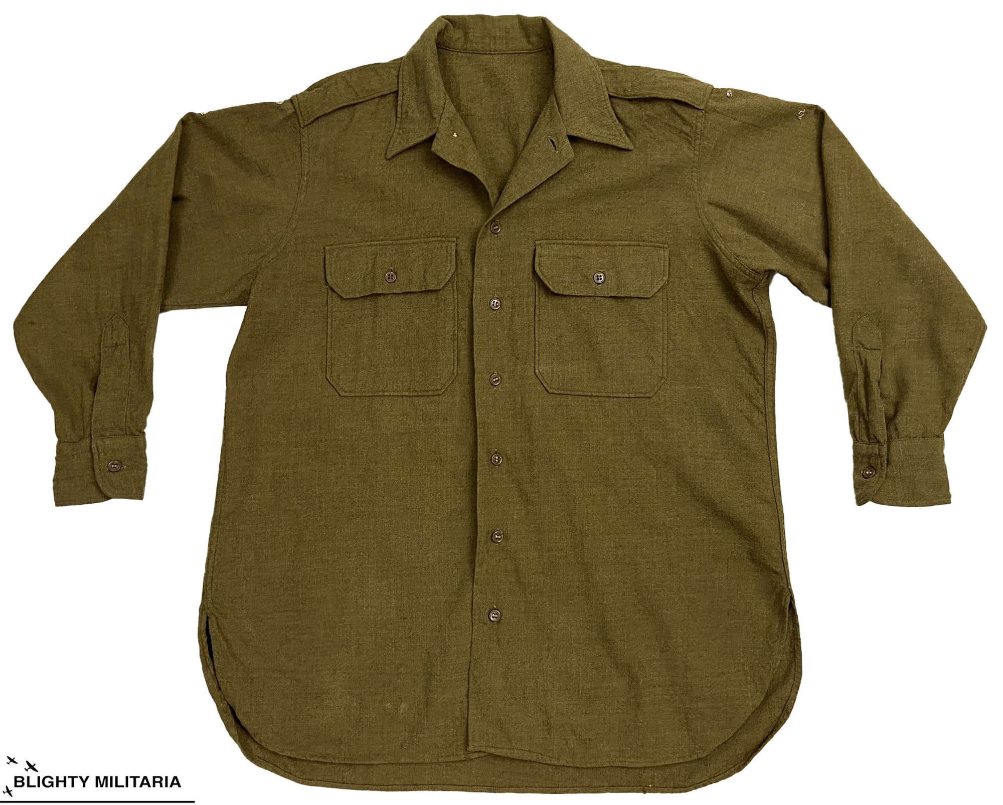 Original American Made British Army Officers Shirt - 11th Sikh