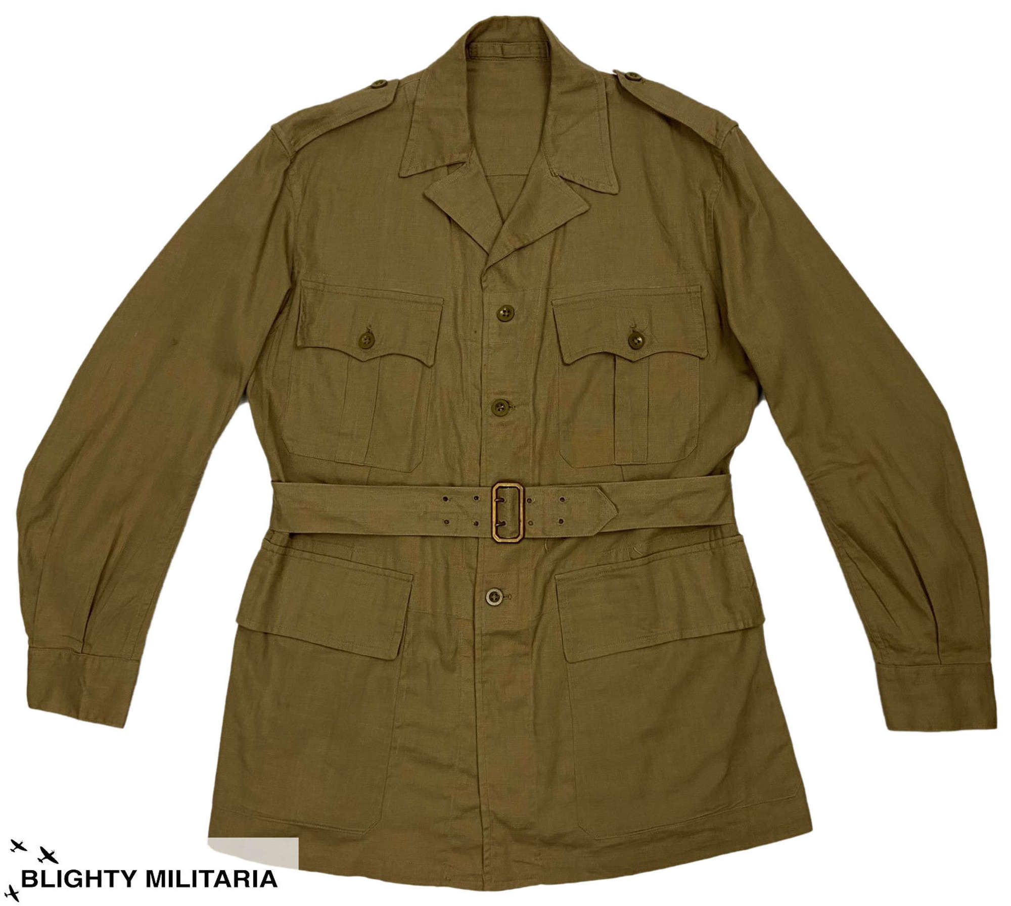 Original 1952 Dated British Army 1950 Pattern KD Bush Jacket - Size 11