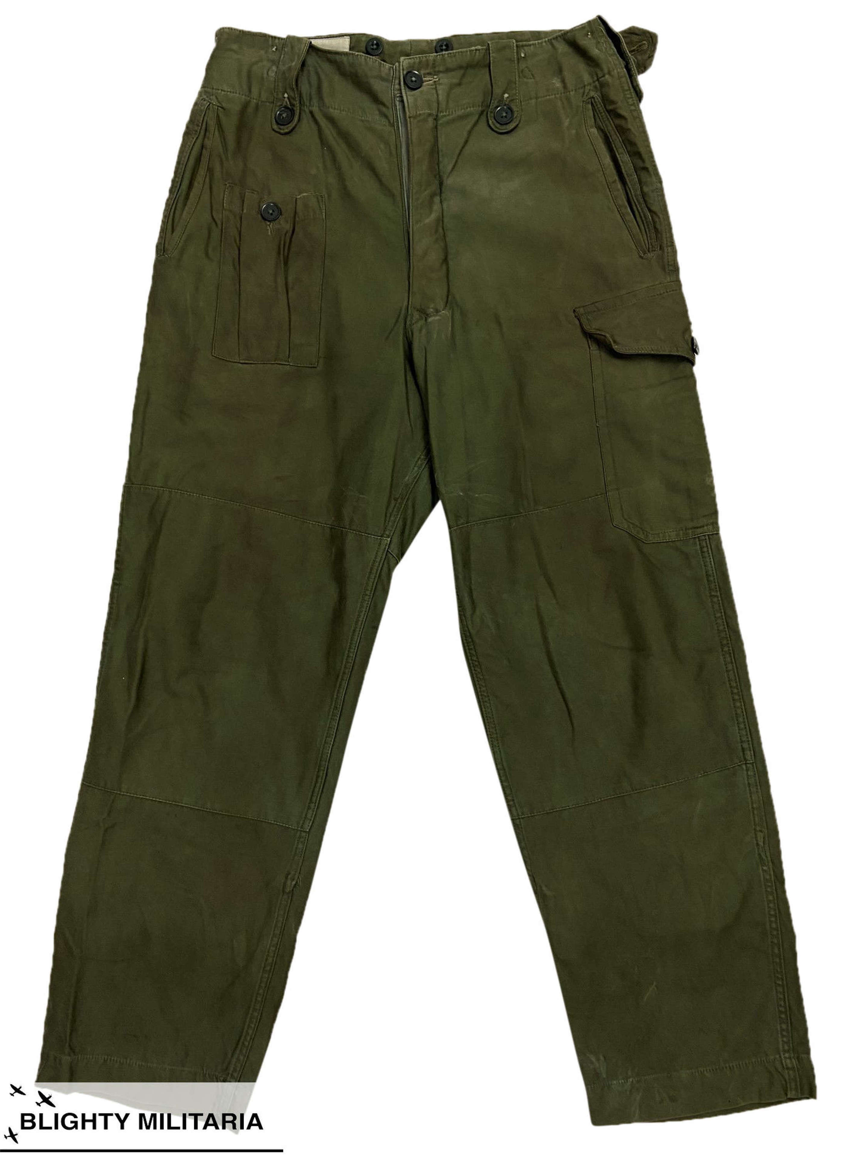 Original 1960 Pattern British Army Combat Trousers 32x28.5