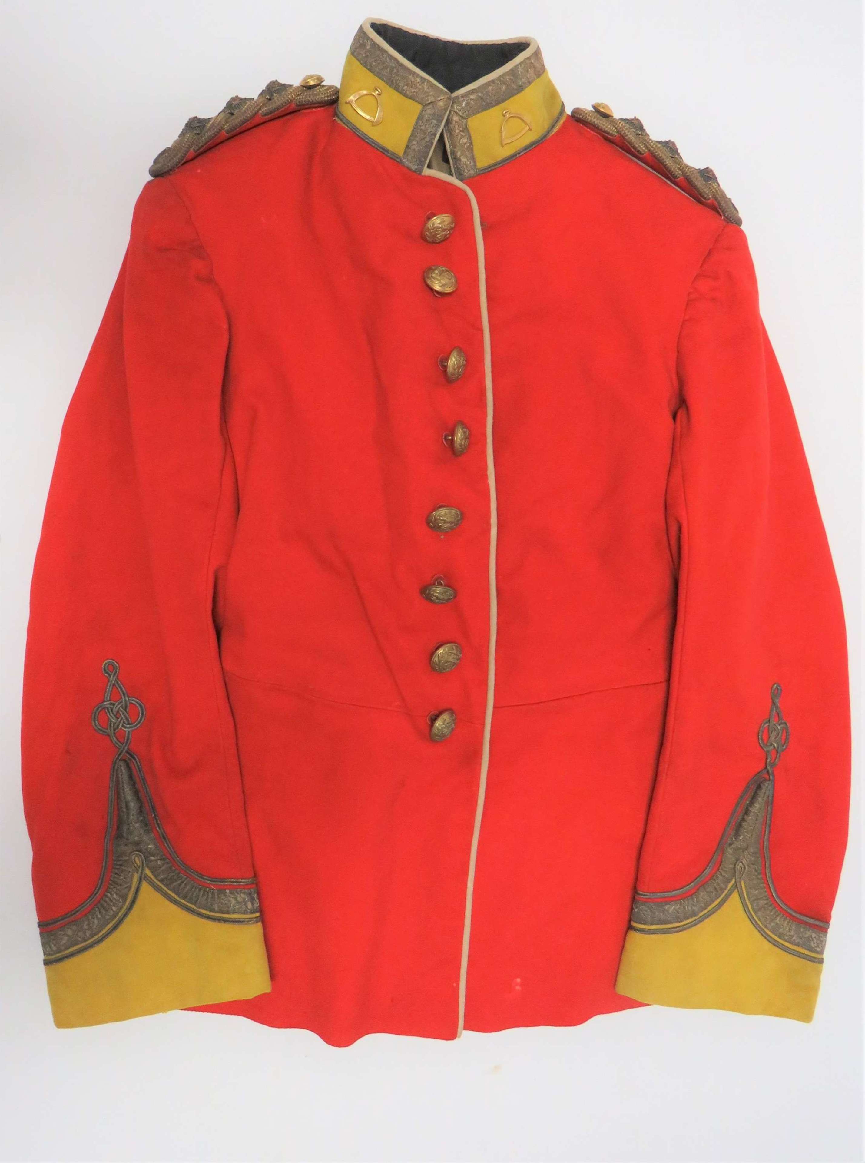 7th Battalion Hampshire Regiment Officers Scarlet Full Dress Tunic