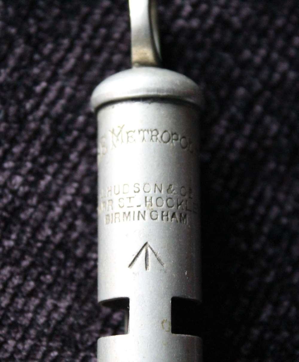 "The Metropolitan" Military Whistle