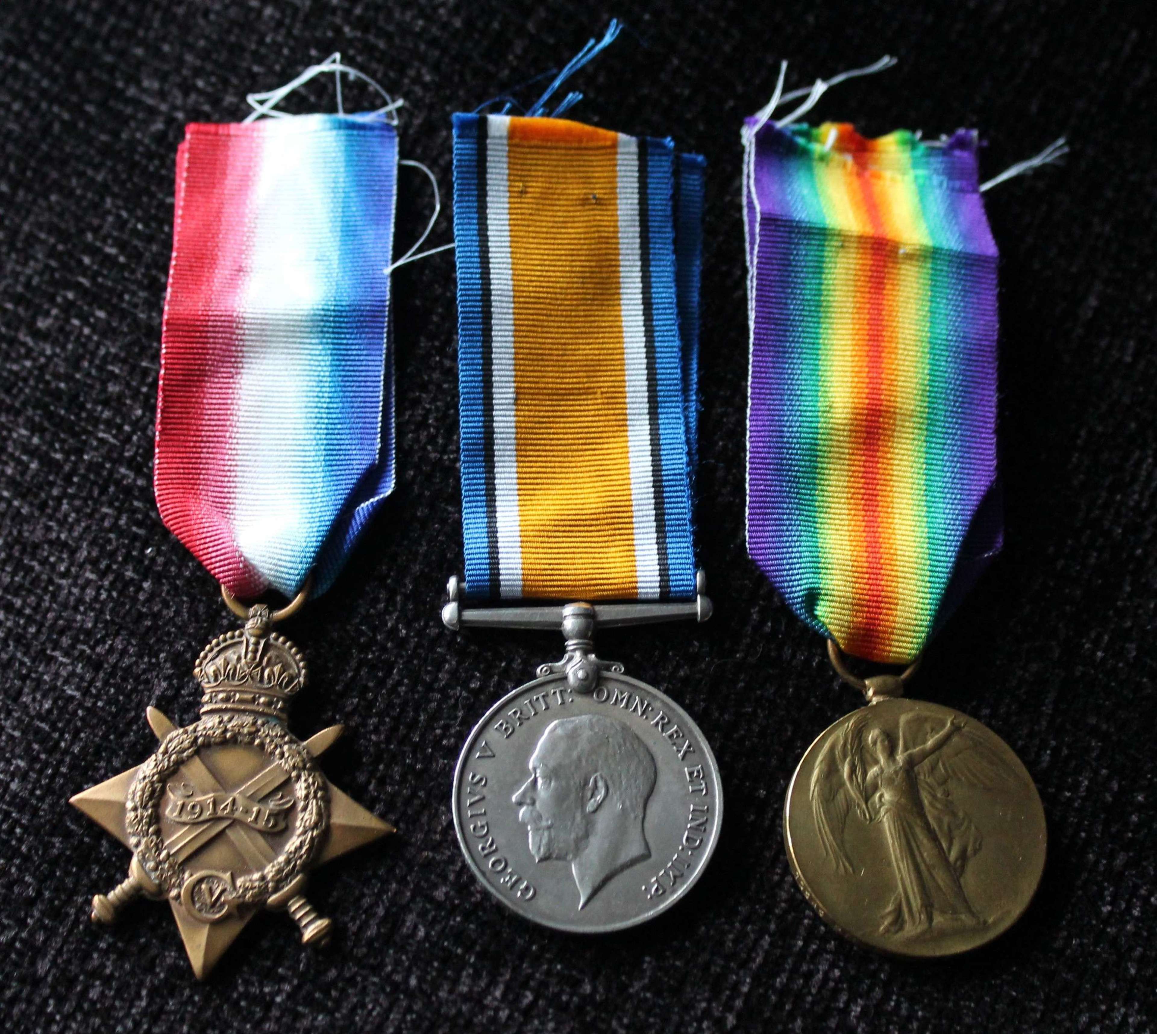 Great War Medal Trio Argyll And Sutherland Highlanders