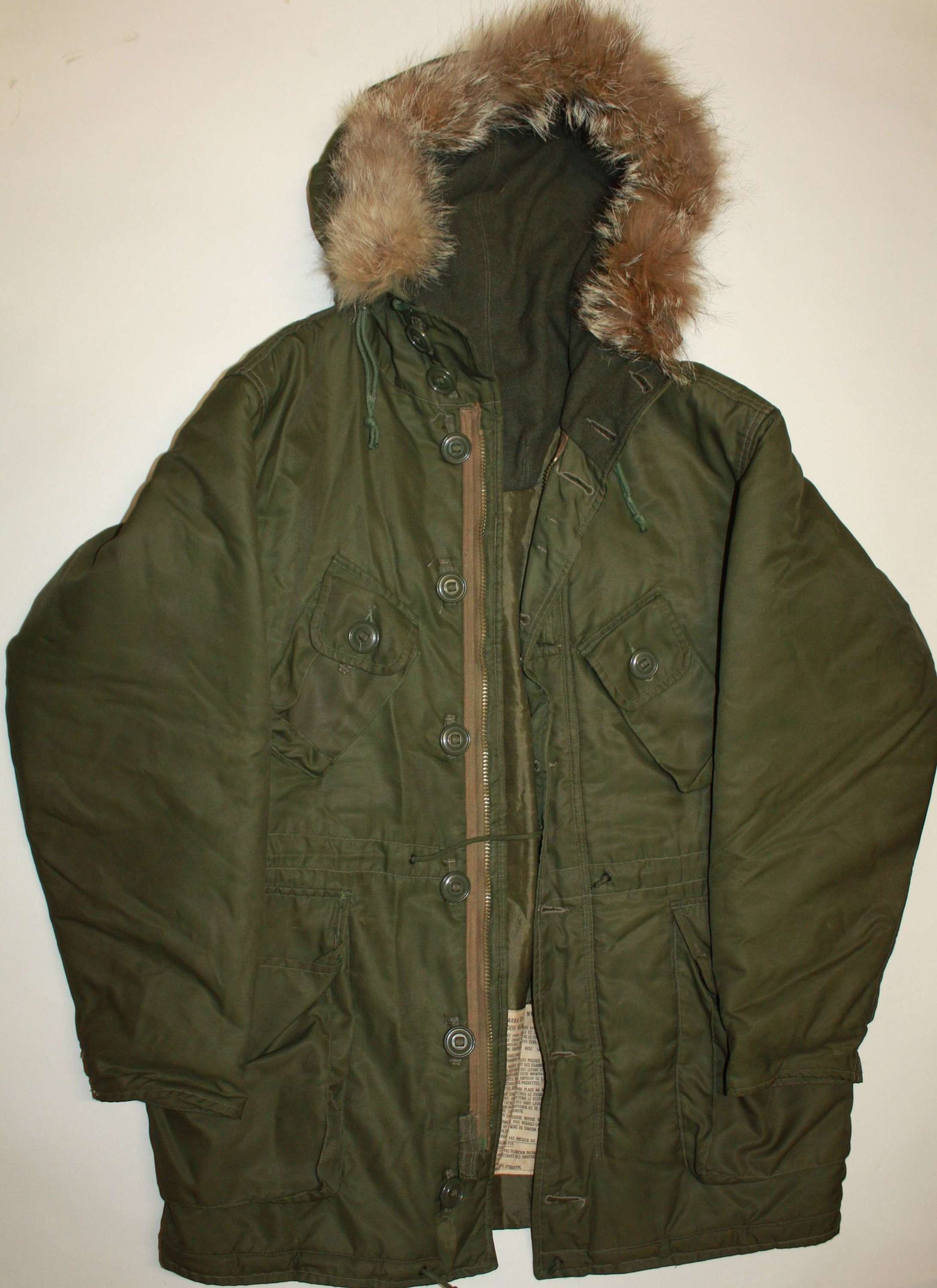 A VERY GOOD 1974 DATED CANADIAN EXTREAM COLD WEATHER PARKER COAT