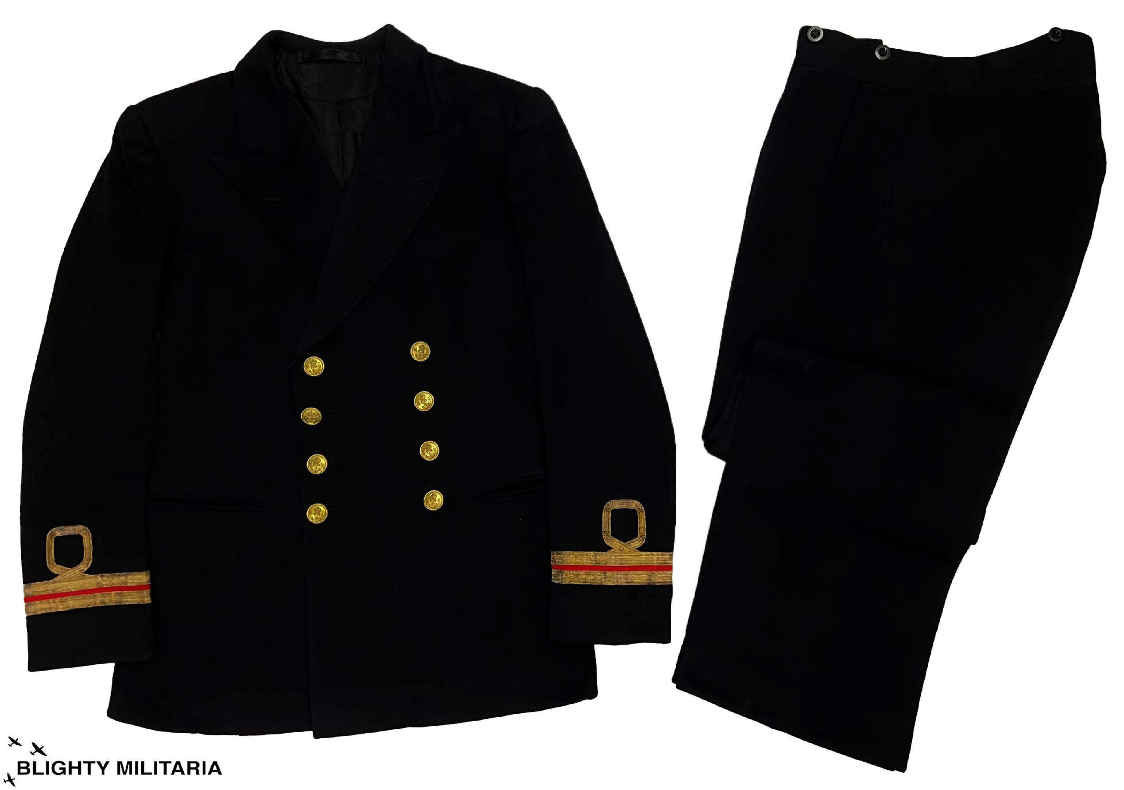 Original 1940s Surgeon Lieutenant's Jacket and Trousers