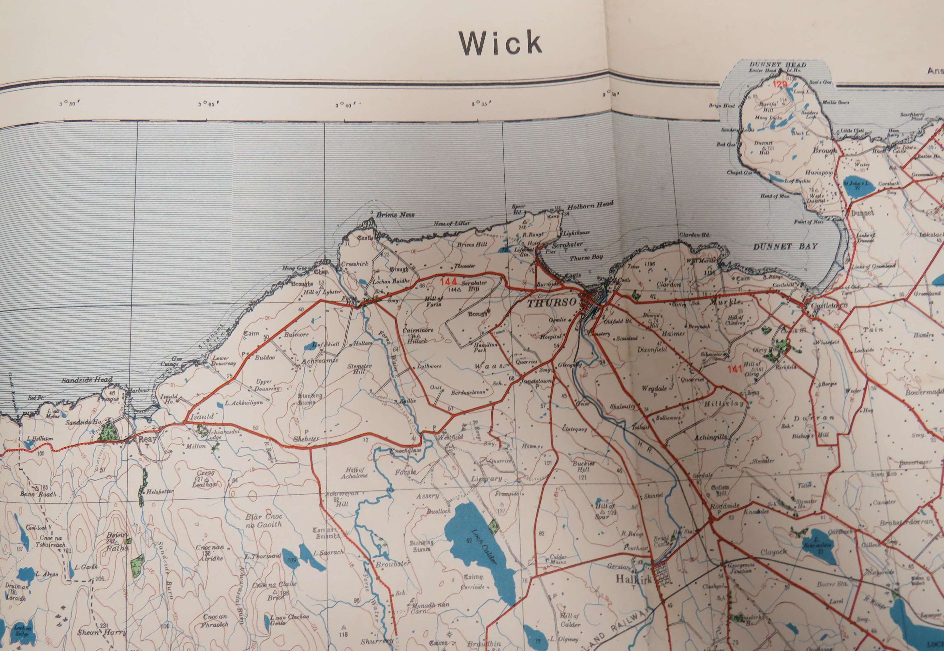 WW 2 German Invasion Map of Wick