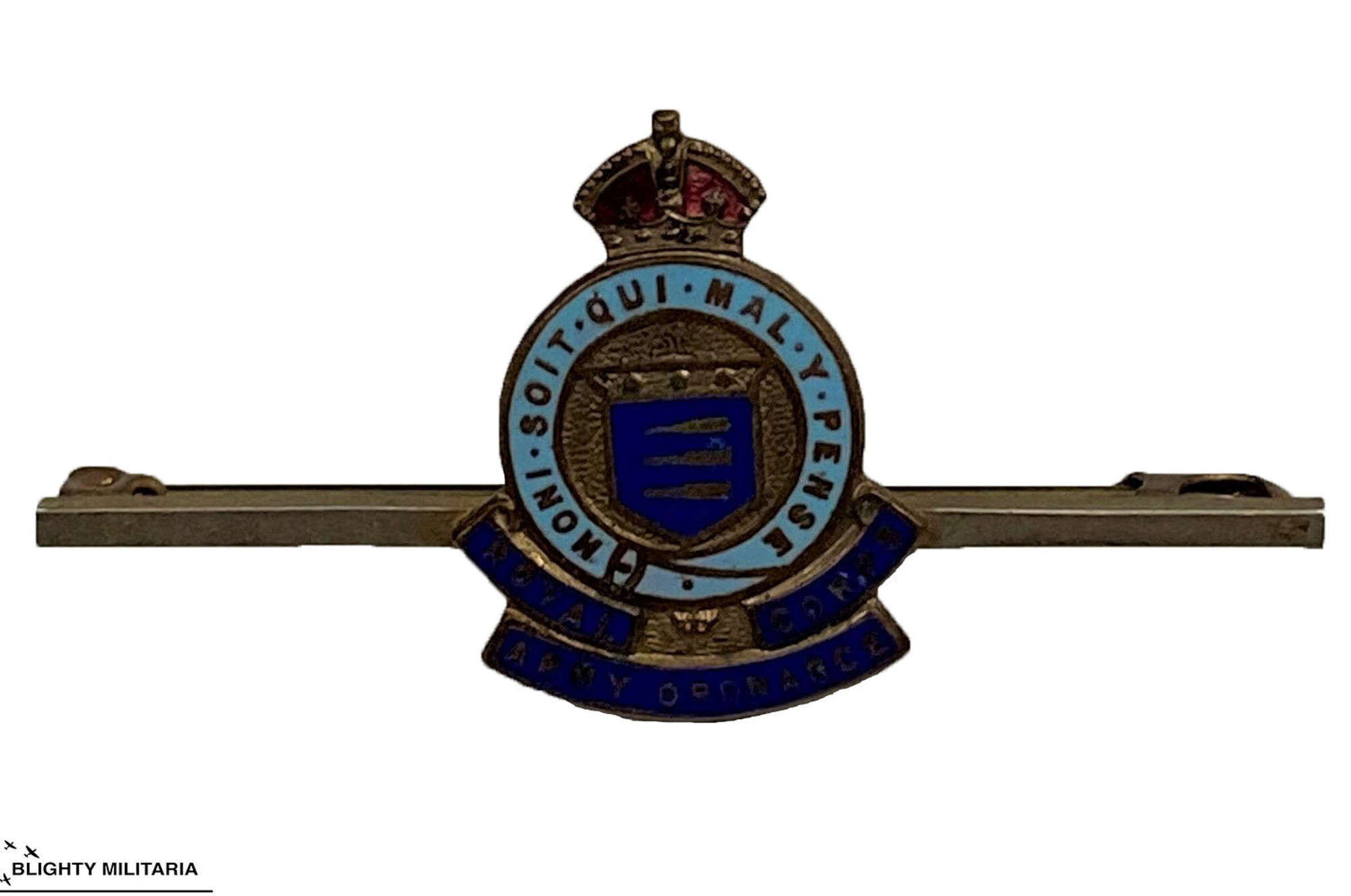 Original Royal Army Ordnance Corps Sweetheart Tie Pin