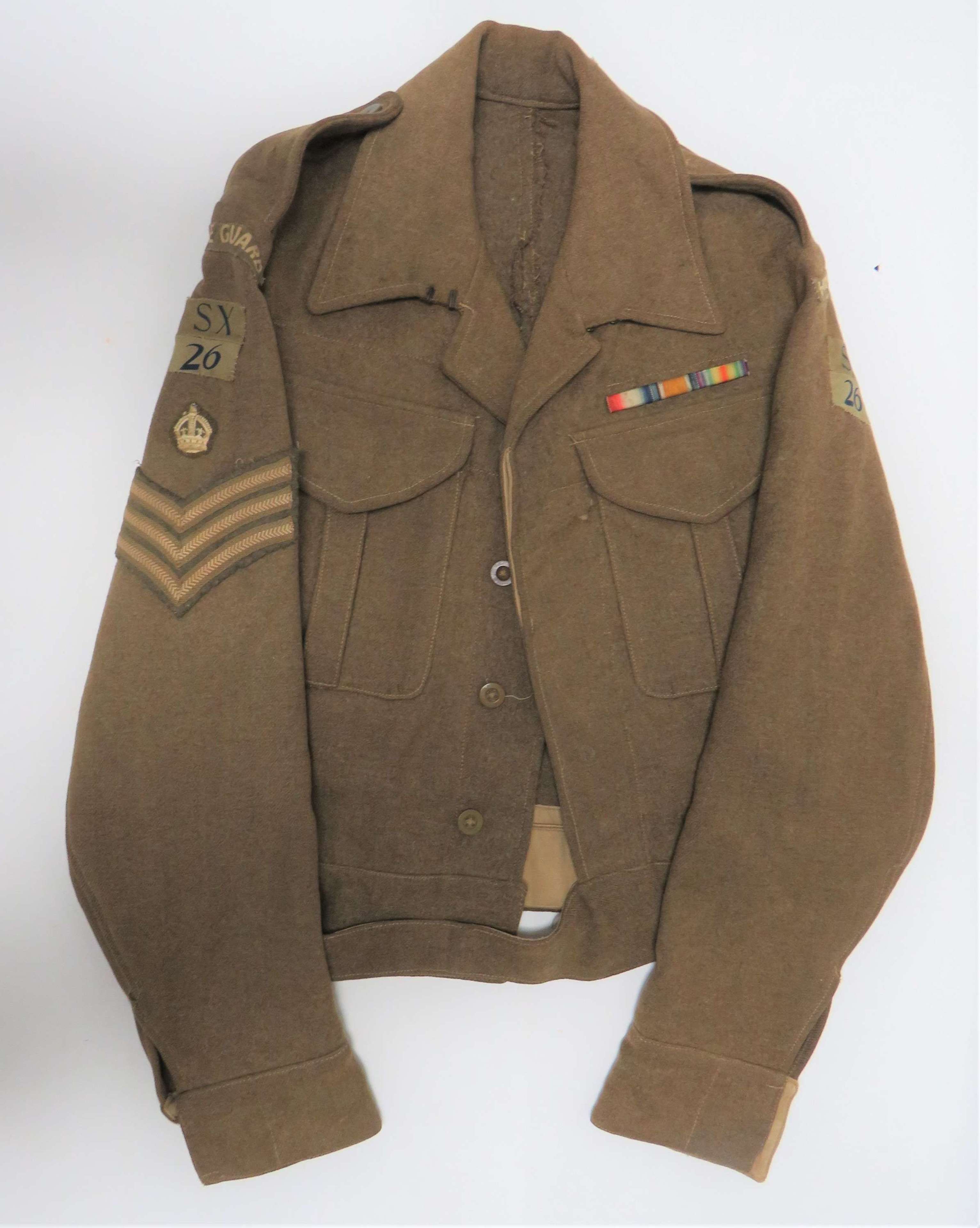 Rare 1937 Pattern 1st Type Battledress Jacket reissued to Home Guard