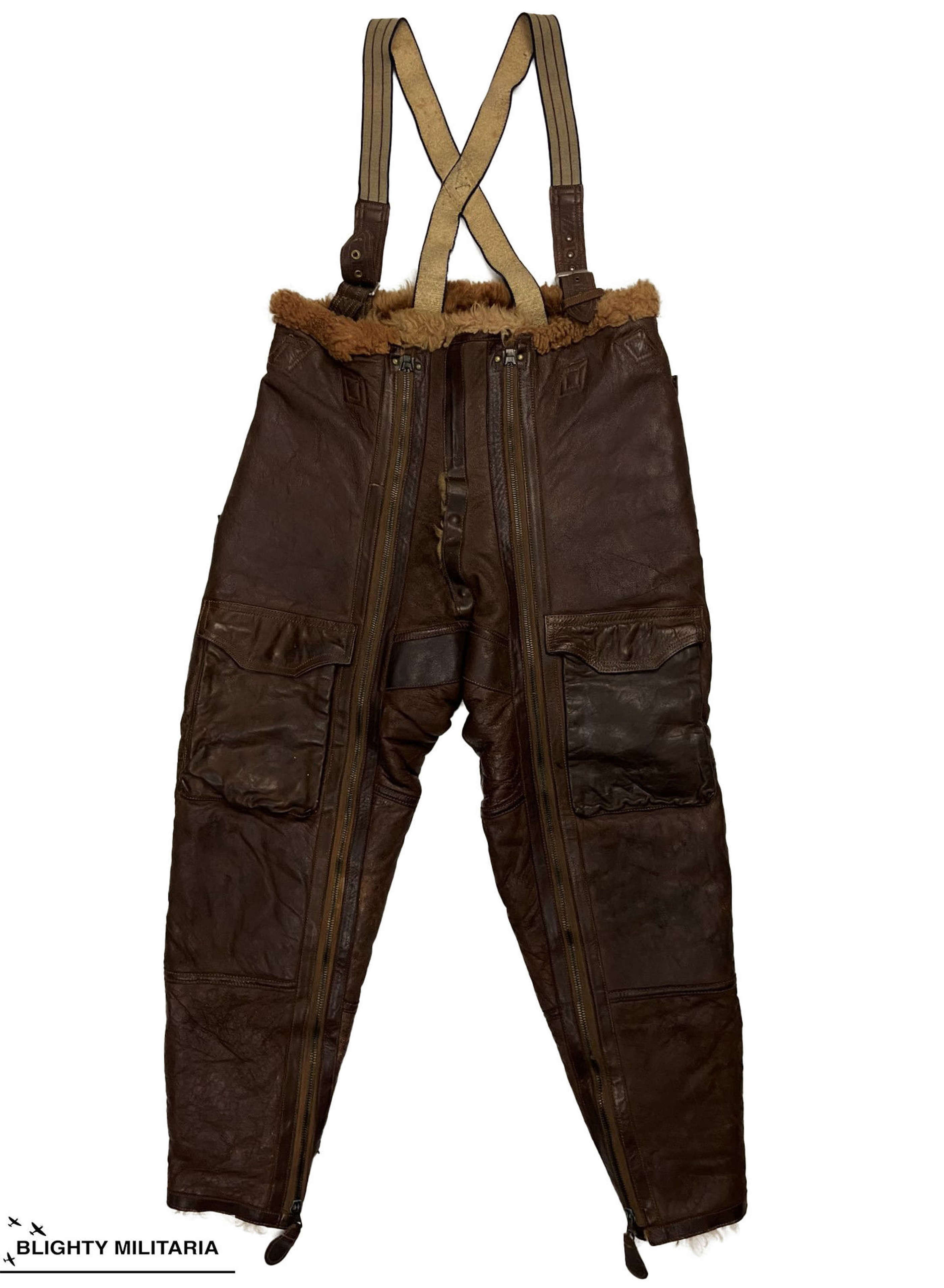 Original WW2 RAF Irvin Flying Trousers - Size 2