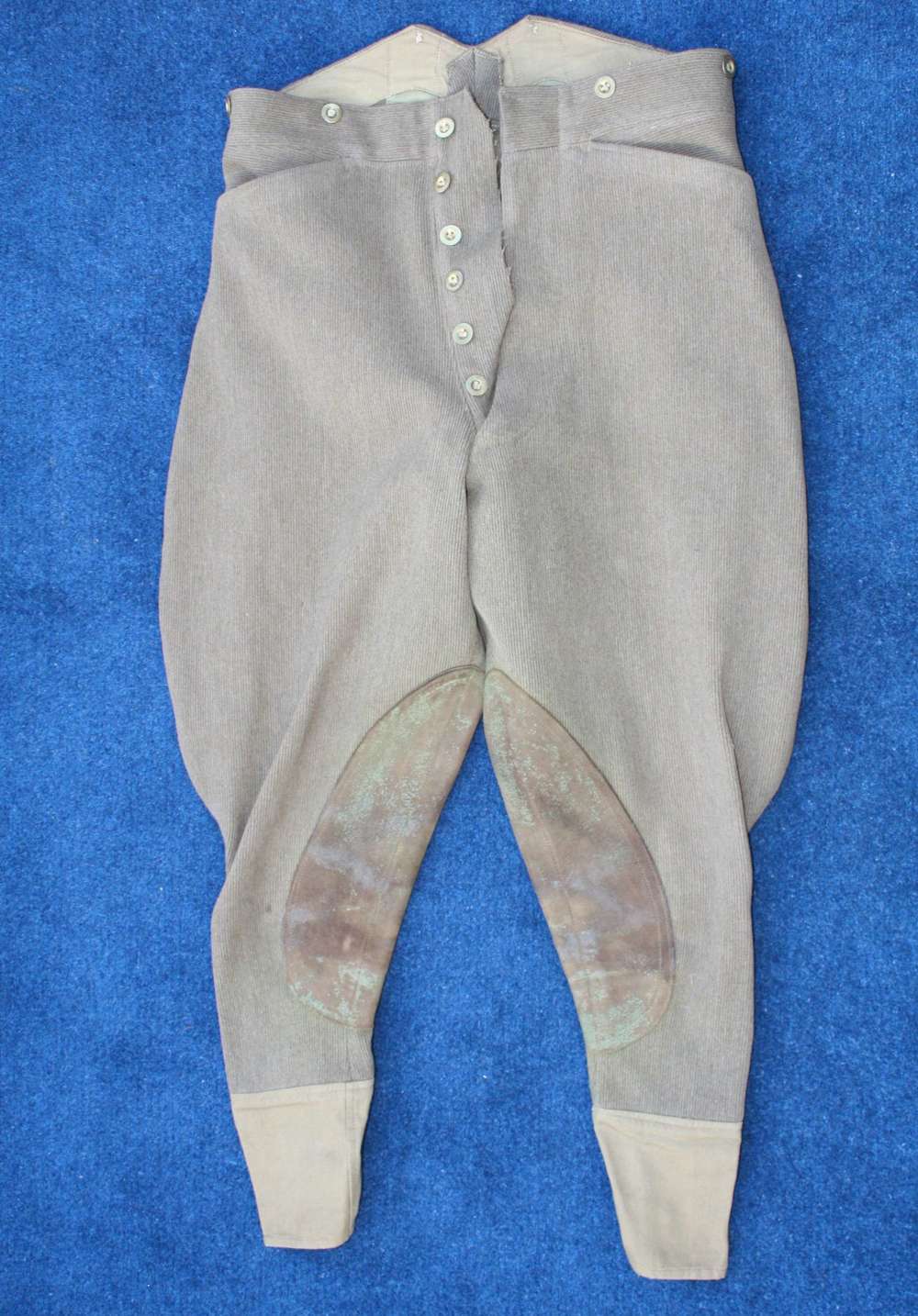 WW1 British Army Other Ranks Bedford Cord Khaki Breeches. R.A.