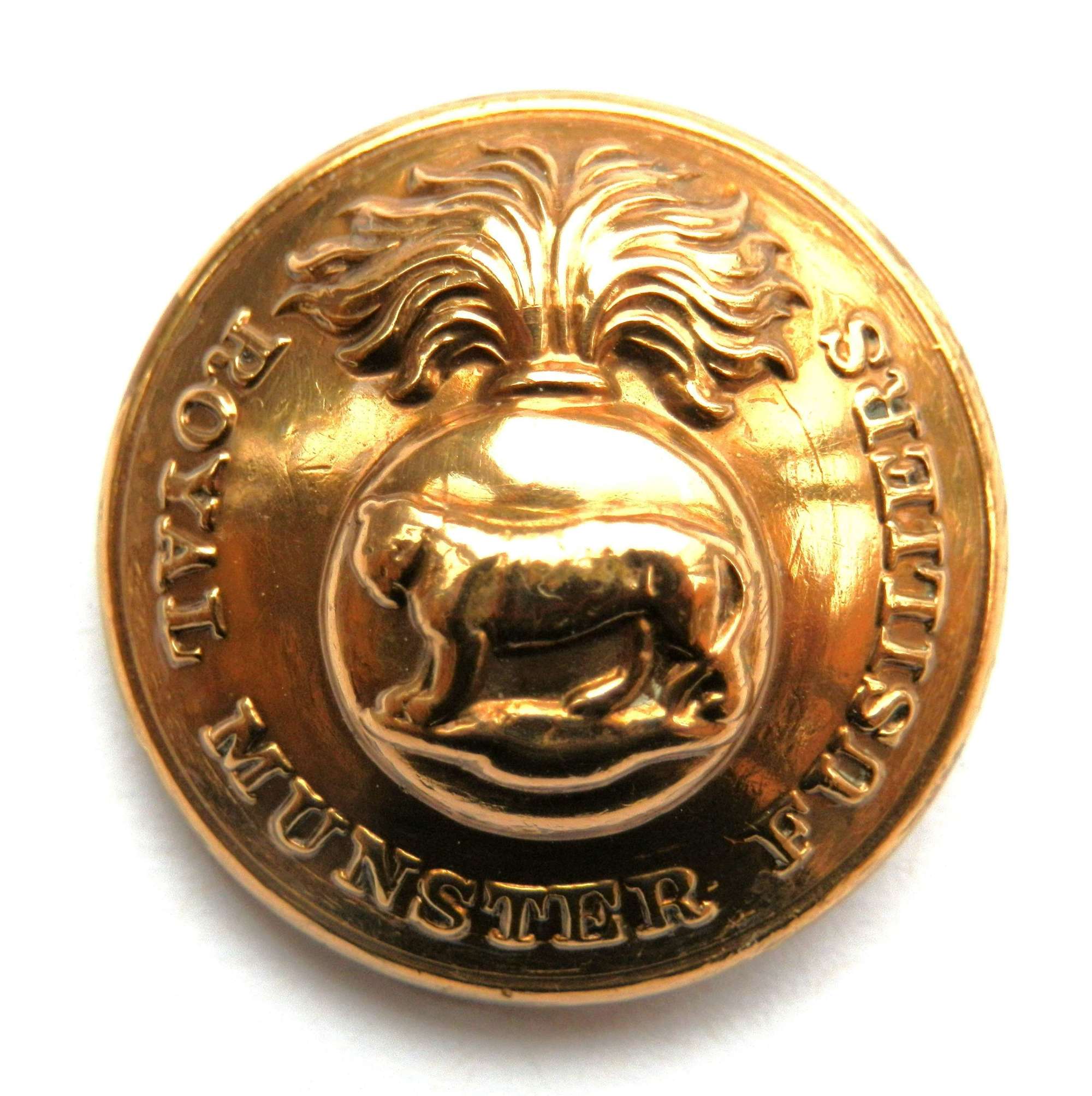 Royal Munster Fusiliers Button.