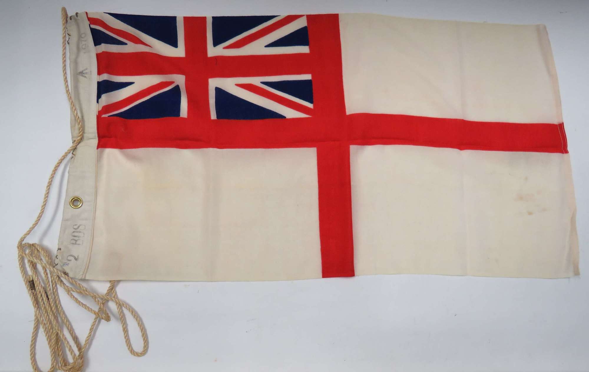 Post War Dated Royal Navy Small Size White Ensign
