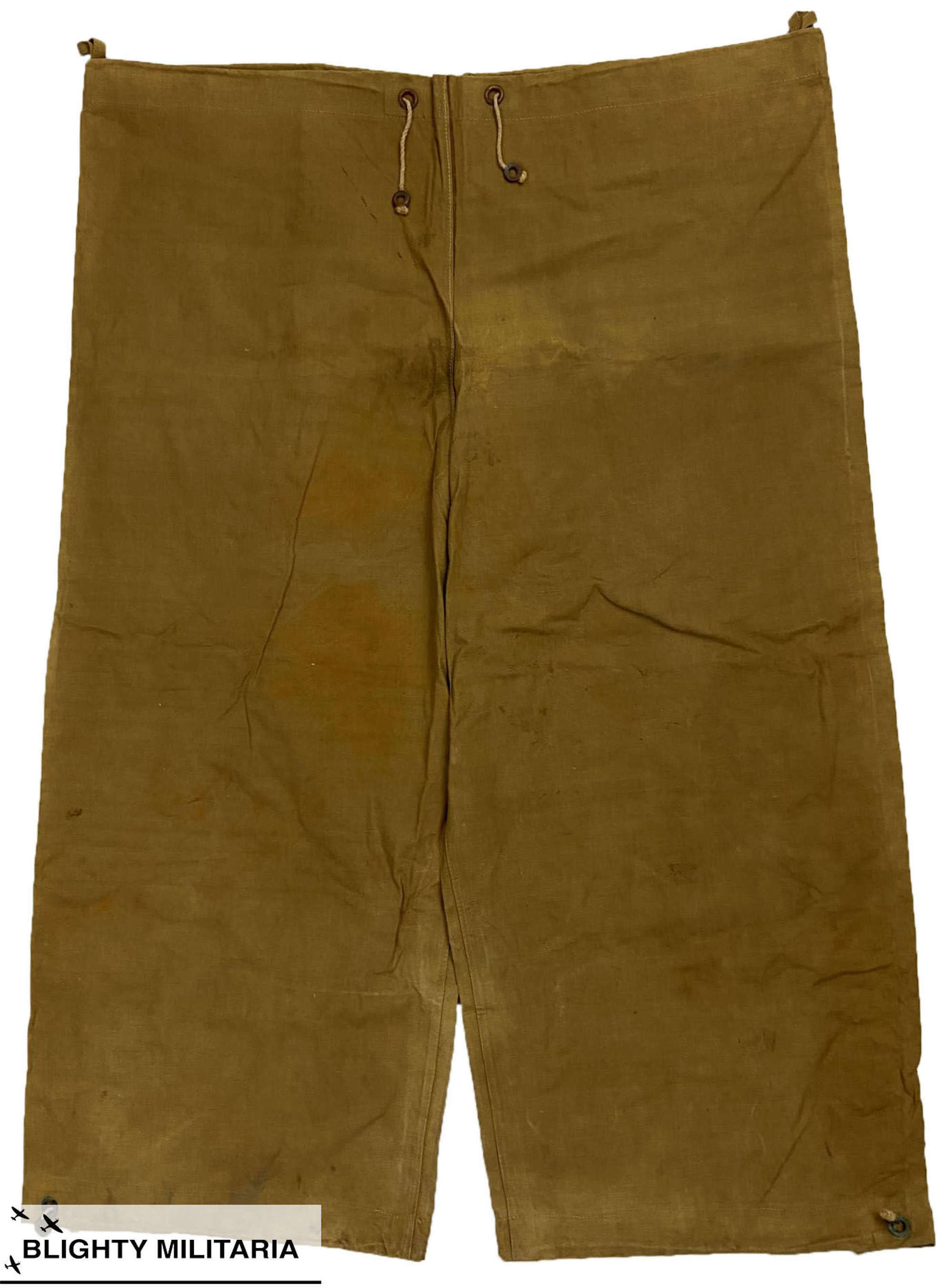 Original 1947 Dated British Army Anti Gas Over Trousers