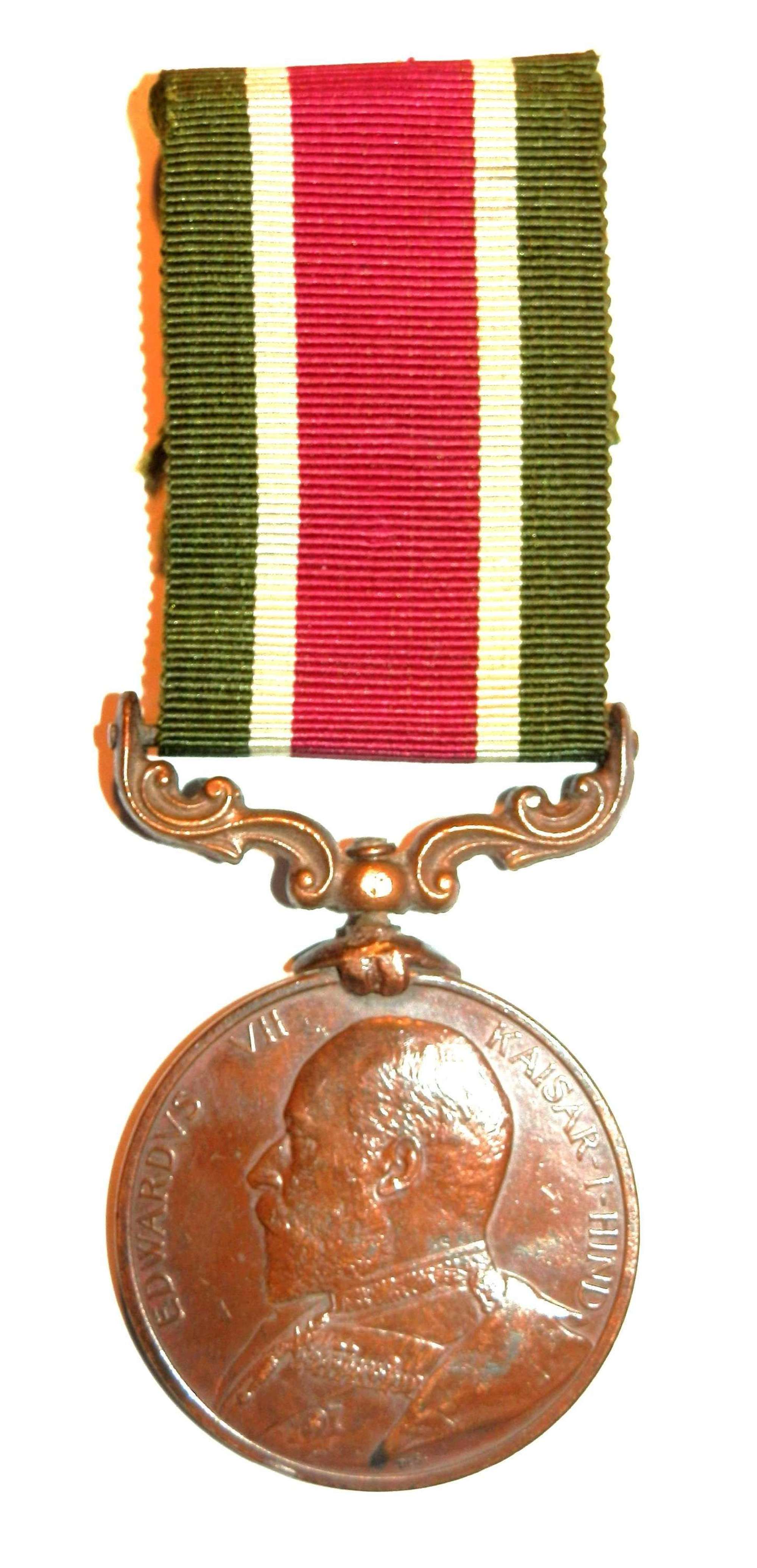 Tibet Medal. Cooly Chandra Bahadur Ghoong. S & T Corps.