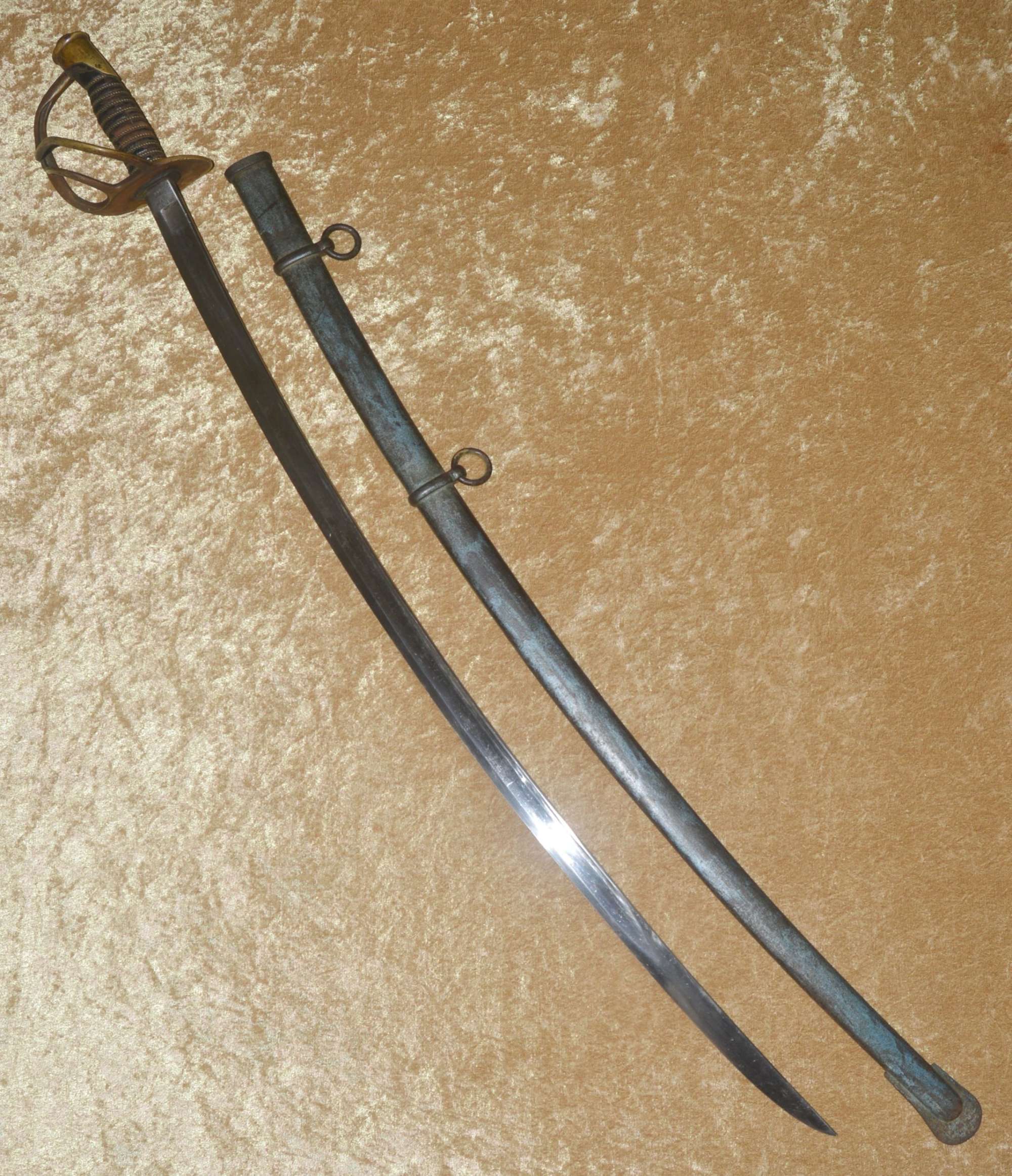 ﻿US M1860 Cavalry Saber by Ames, NJ Marked