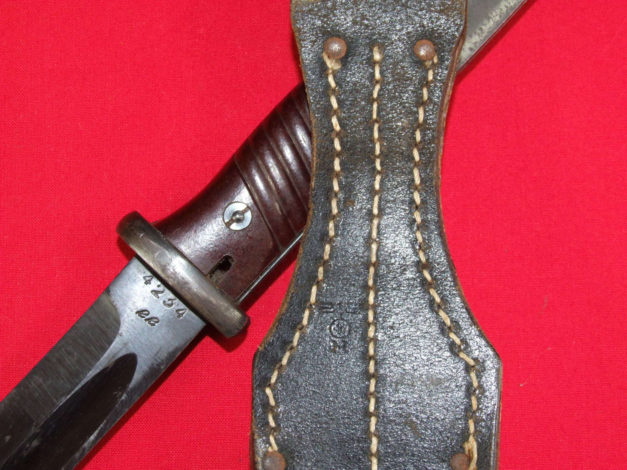 S84/98 Bayonet with Matching Numbers and Kriegsmarine Frog