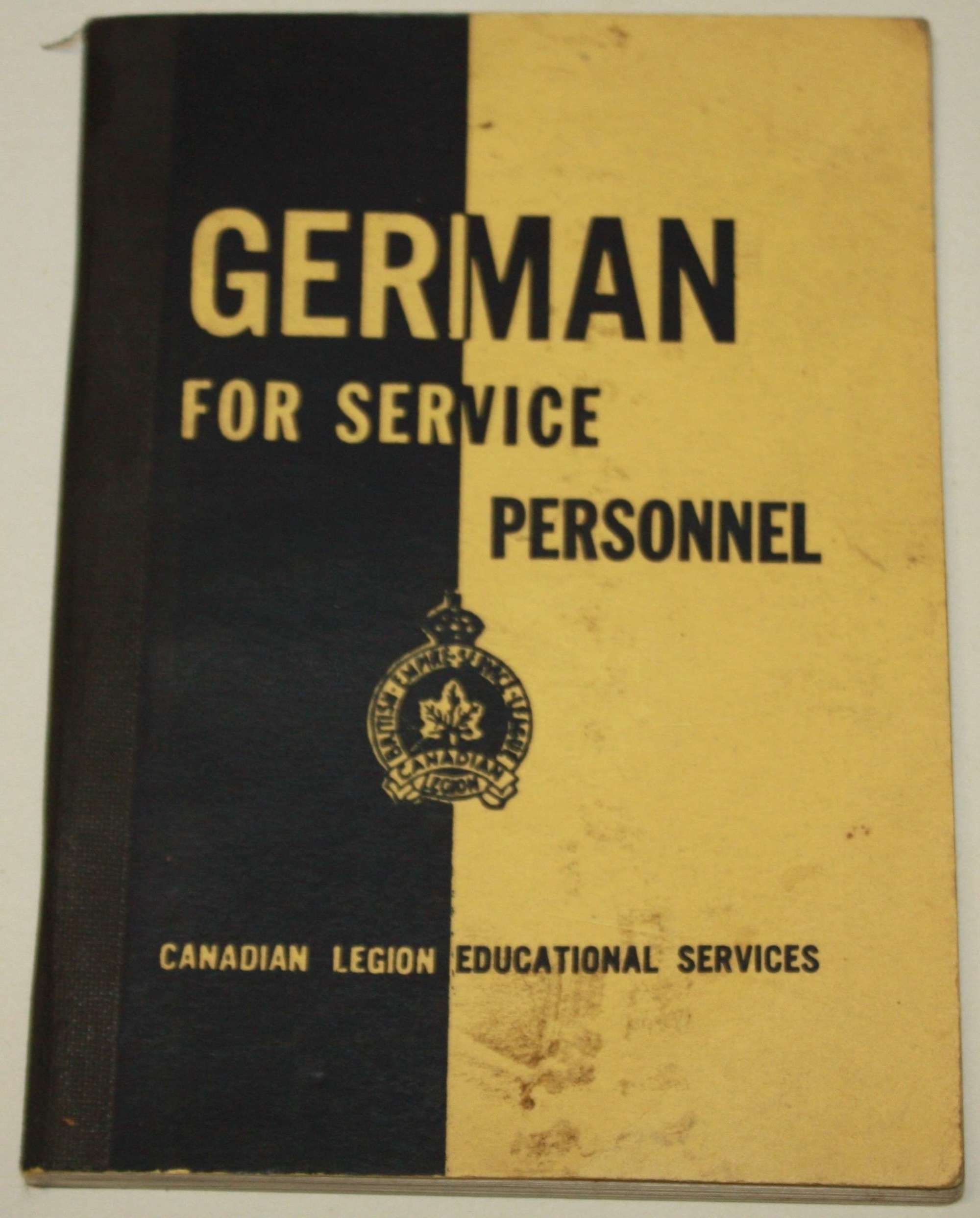 A WWII 1943 SCARCE CANADIAN GERMAN FOR SERVICE PERSONNEL
