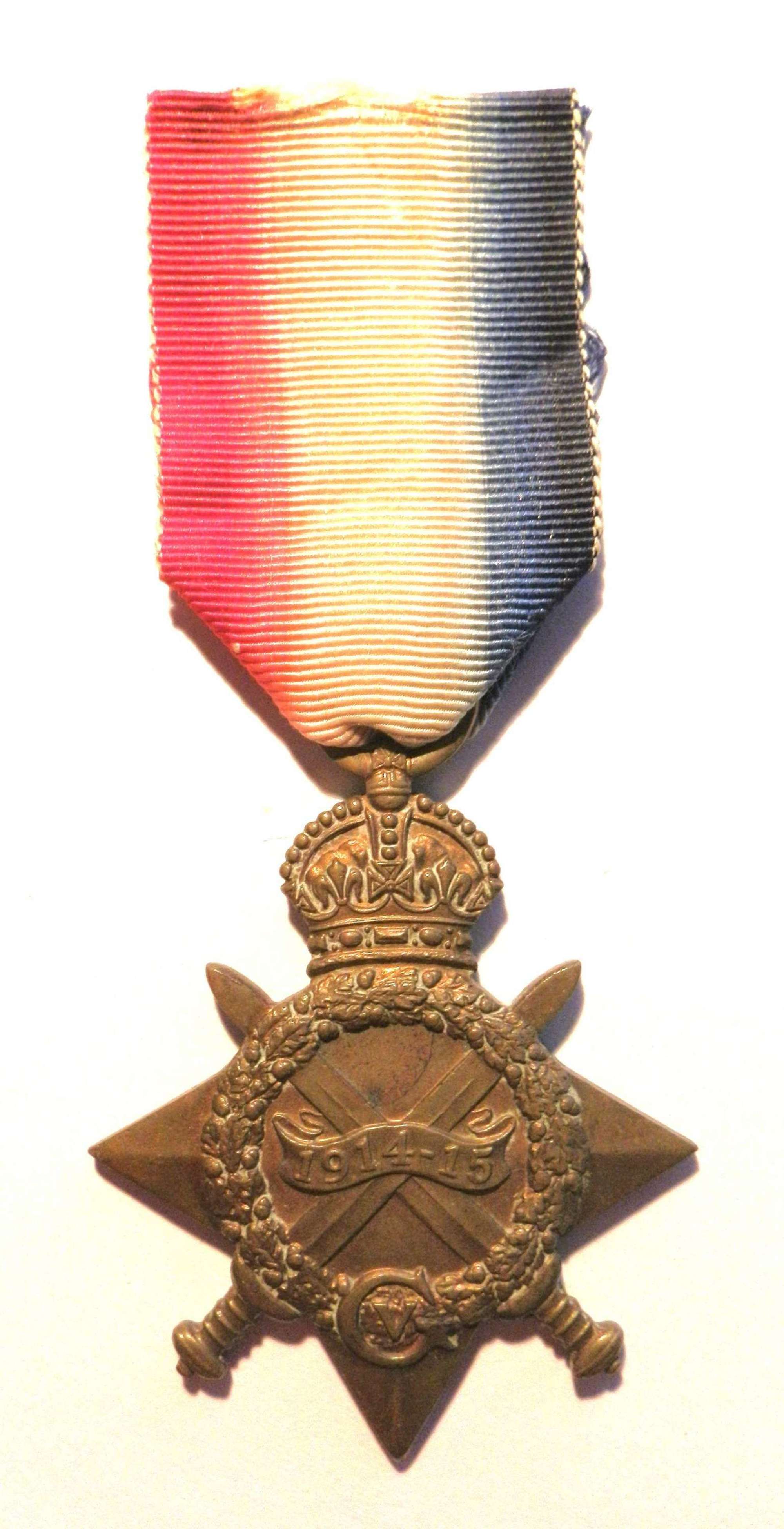 1914-15 Star. Private William P. Brookes. Royal Warwickshire Regiment.
