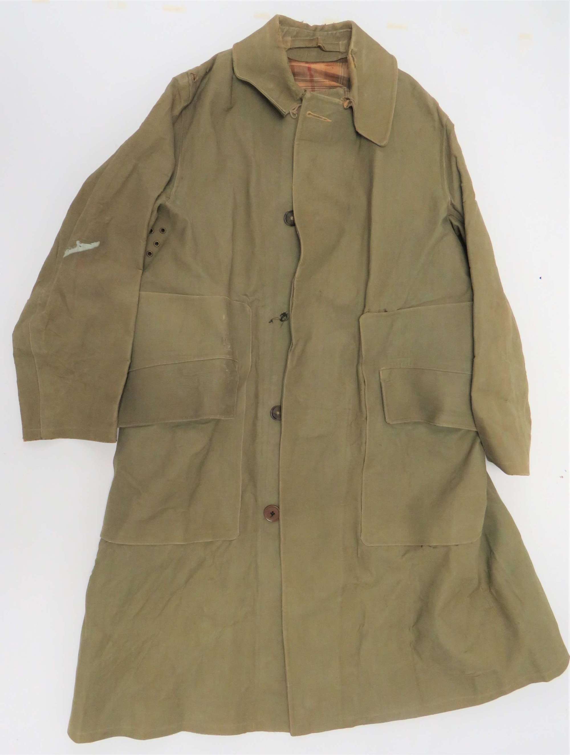WW1 / WW2 Officers Pattern Trench Waterproof Coat