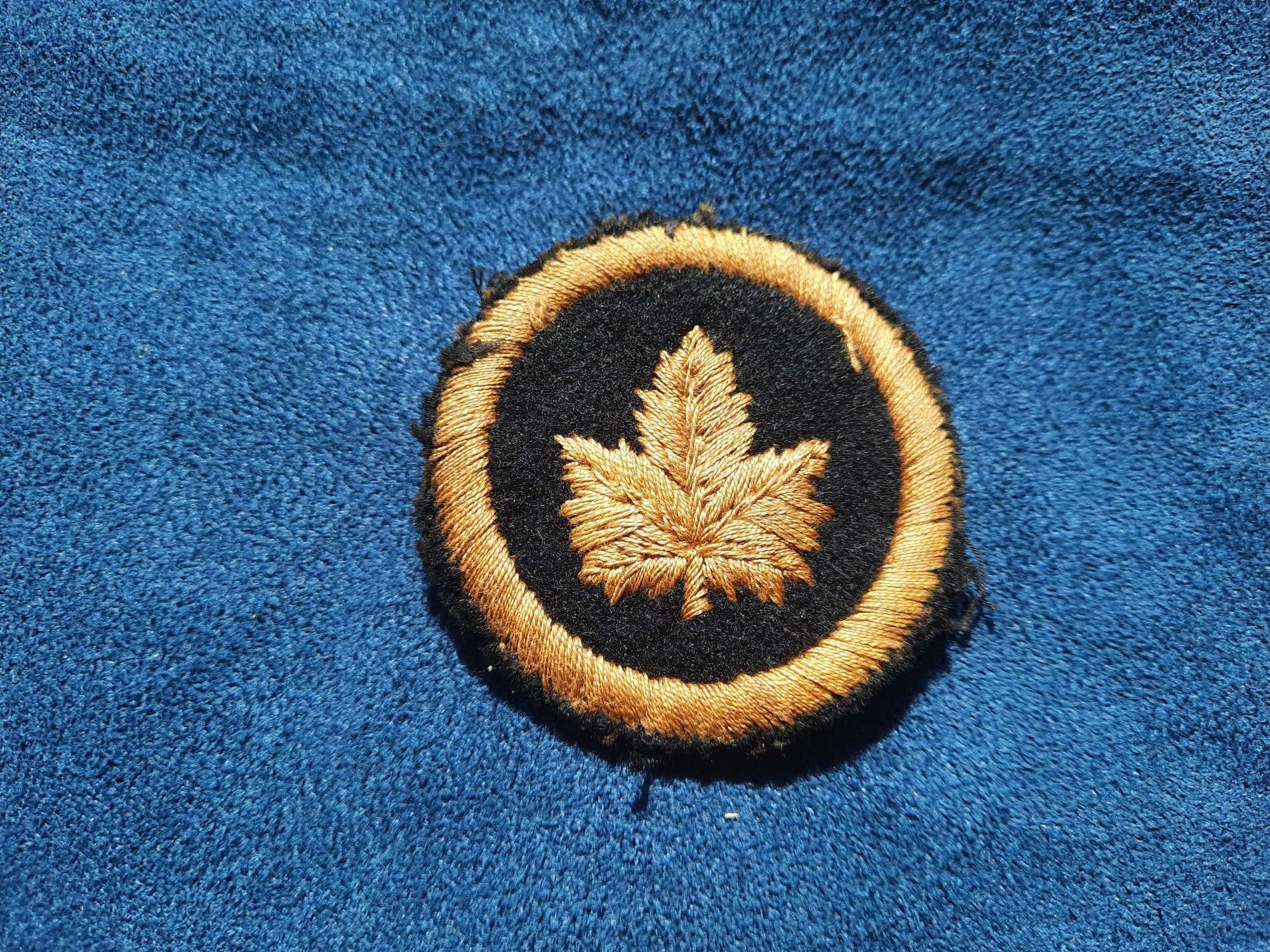 WW2 Canadian Military Headquarters Patch