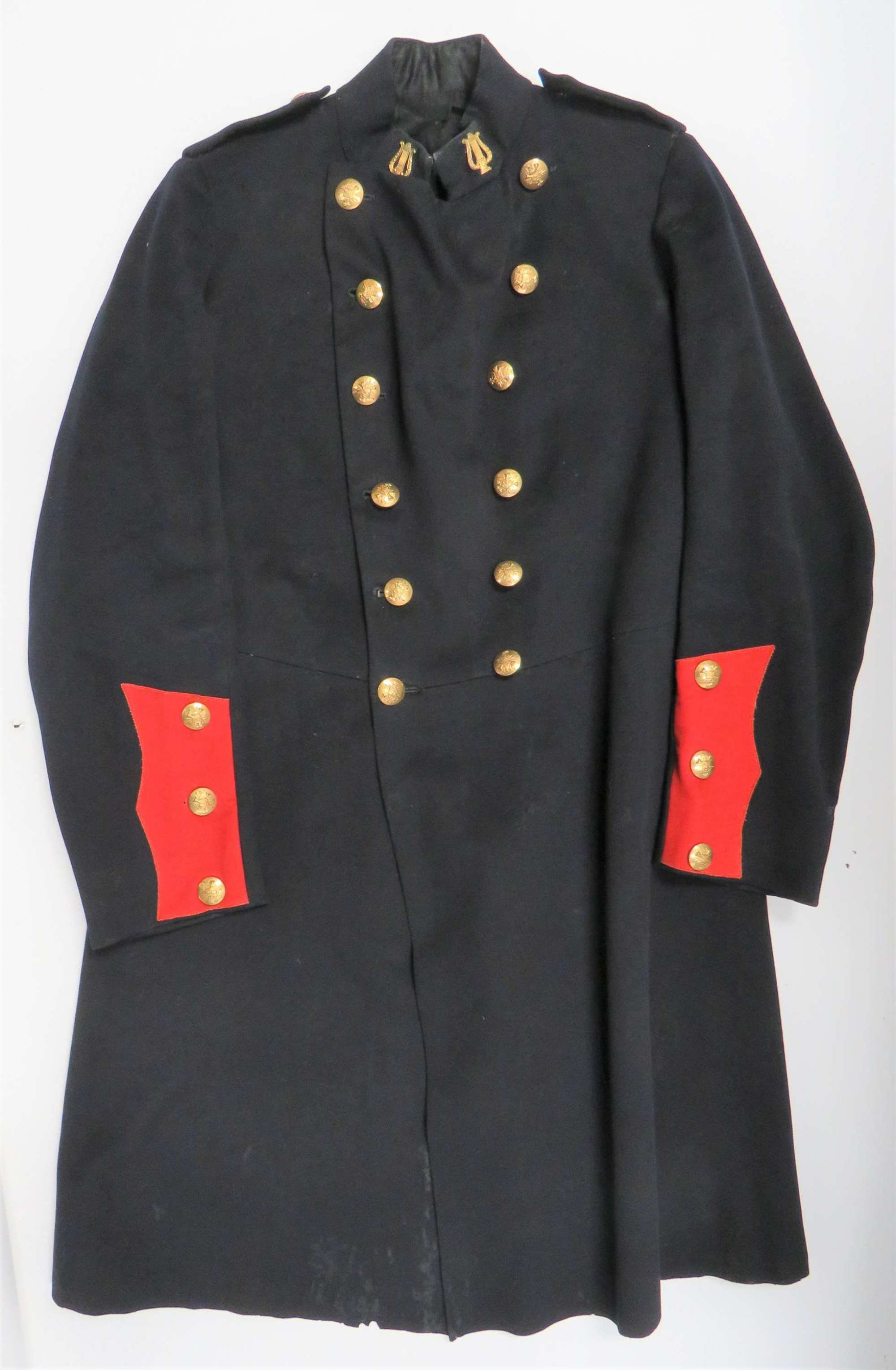 Victorian Musicians Officers Double Breasted Long Dress Jacket