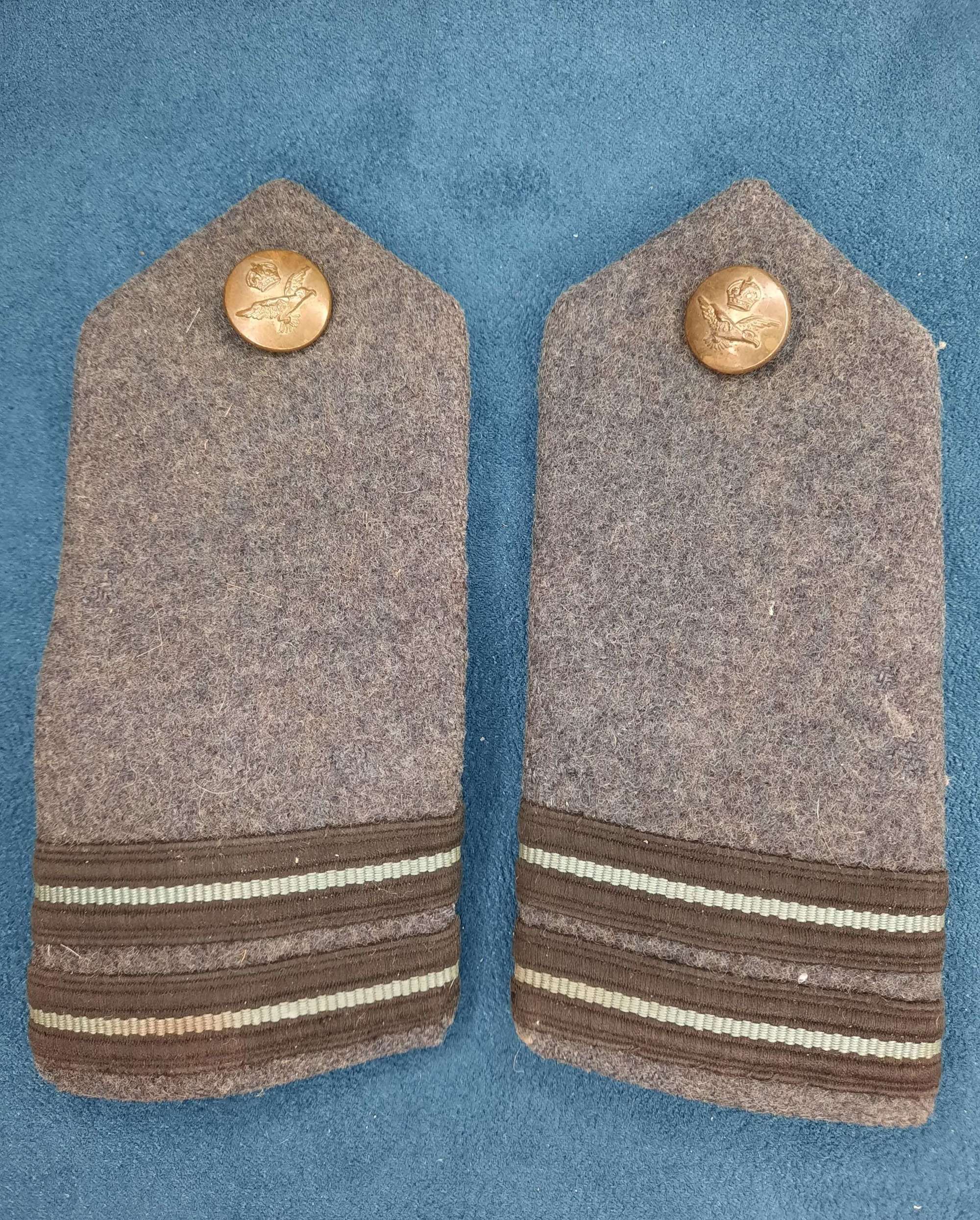 WW2 RAF Flight Lieutenant Great Coat Epaulets
