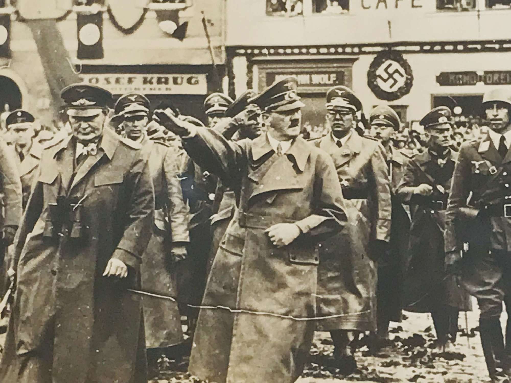 Press photo of Adolf Hitler and Hermann Goering