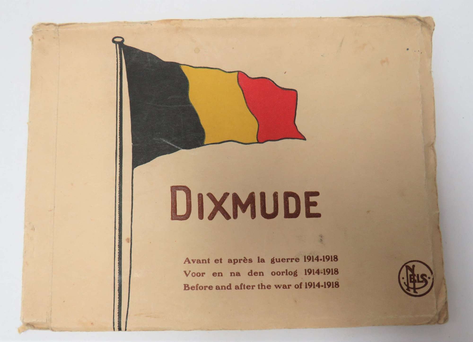WW 1 Dixmude Belgium Postcard Booklet