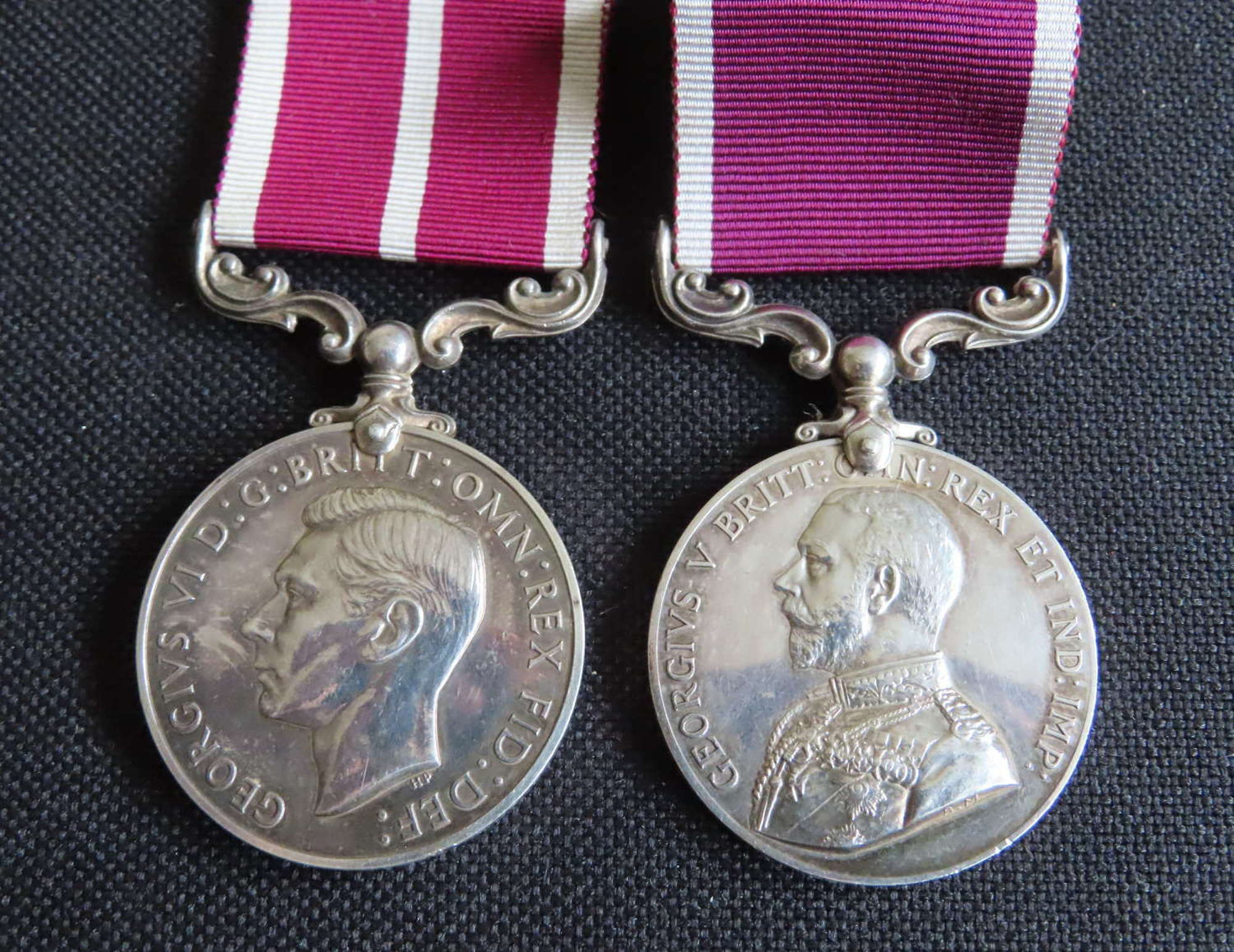 Meritorious Service & LSGC awarded to W.O. Ambrose Royal Engineers