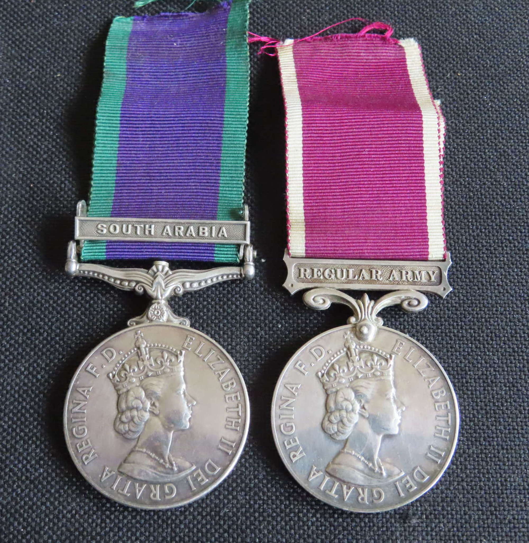 Queen Elizabeth II South Arabia CSM & LSGC Medal Pair to Sgt Jewell