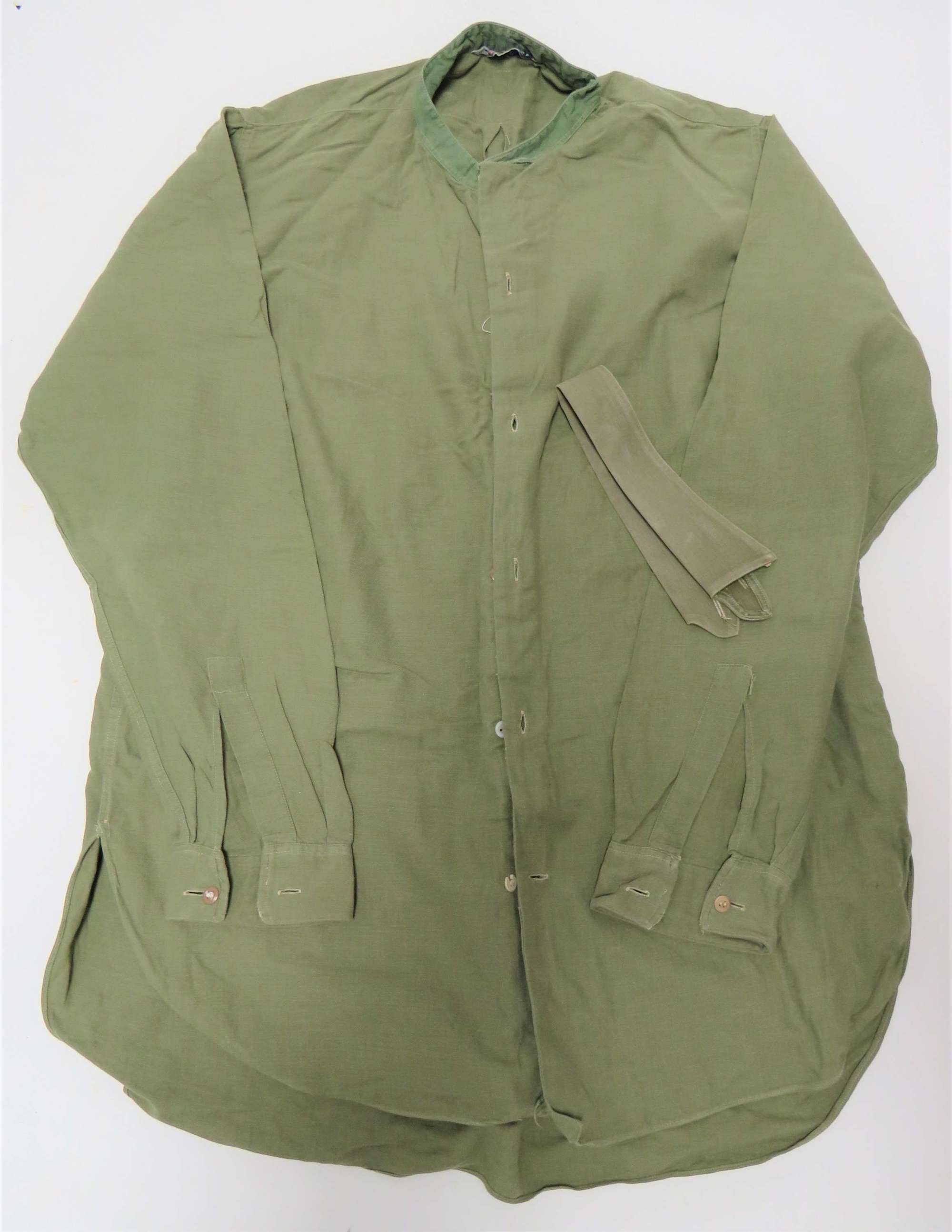 WW 2 Army Officers Collarless Shirt