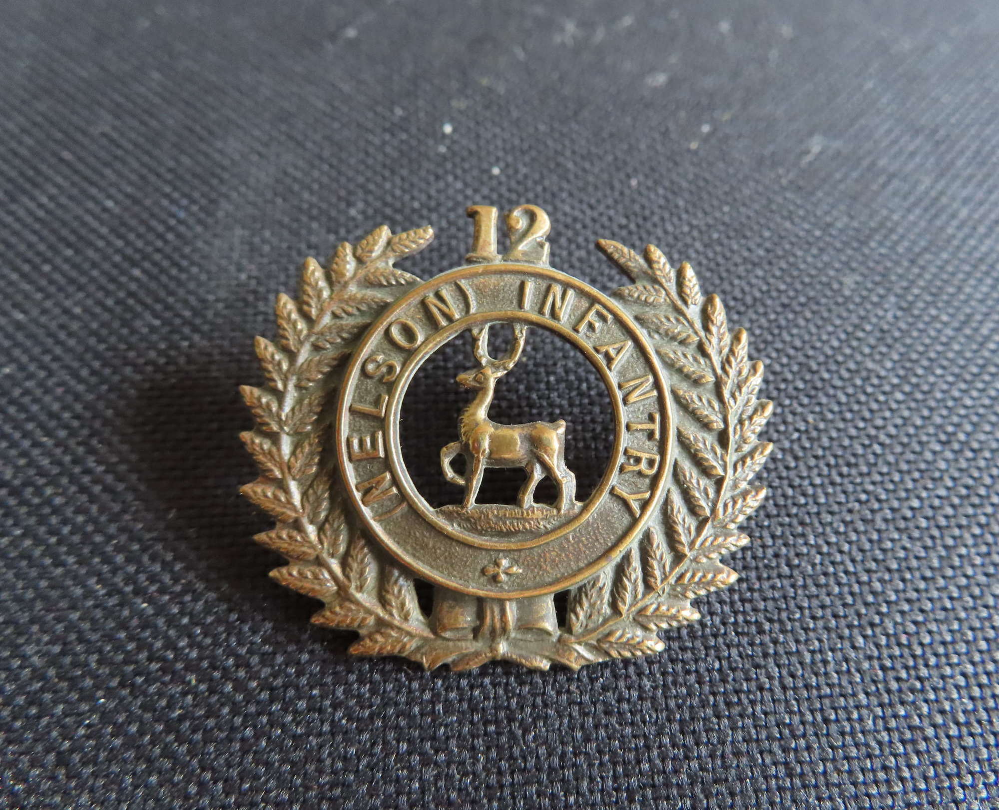 The 12th Nelson Regiment of New Zealand Cap Badge