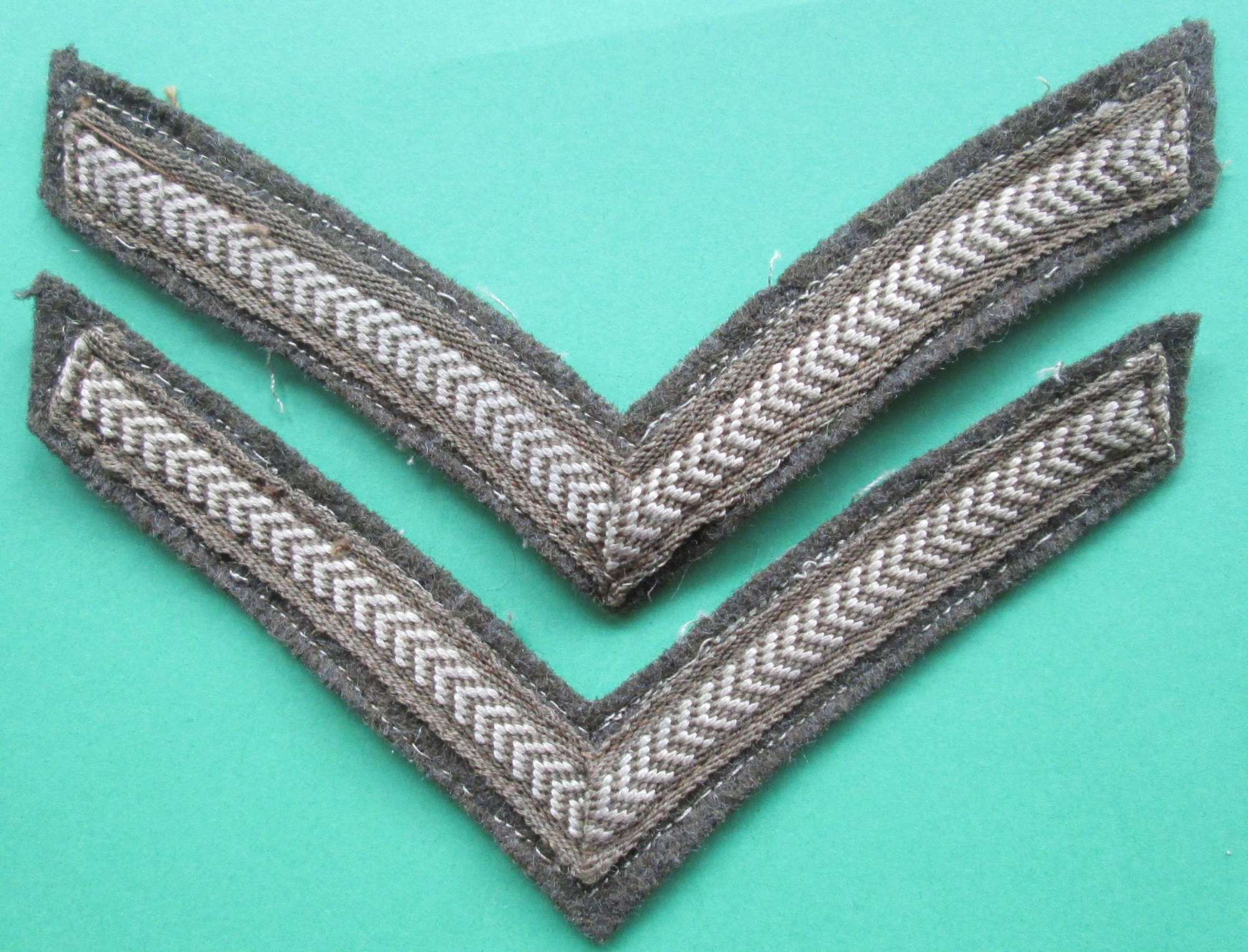 A PAIR OF LANCE CORPORAL STRIPES