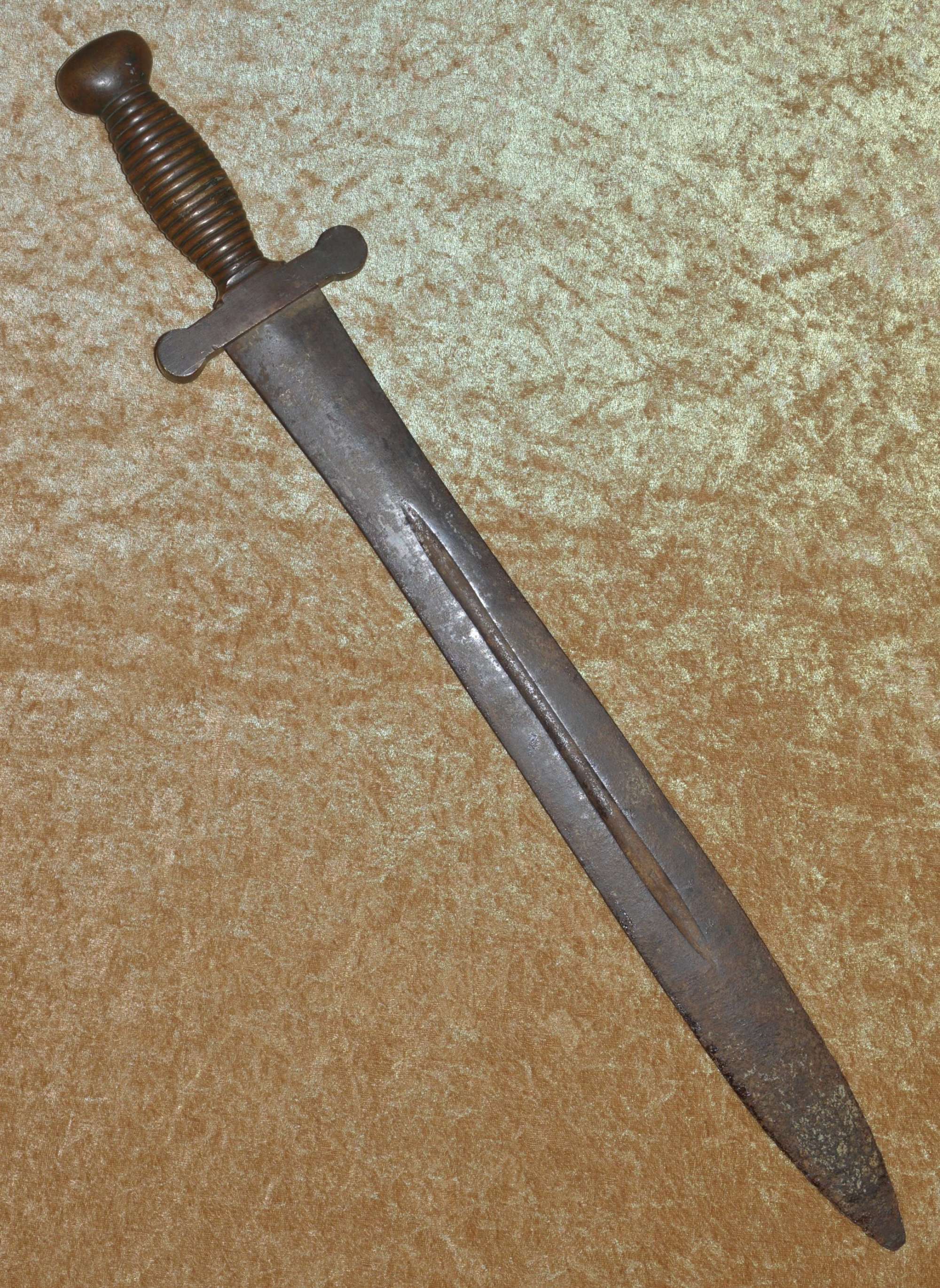 ﻿Scarce Confederate Artillery Short Sword by Boyle, Gamble, & McFee