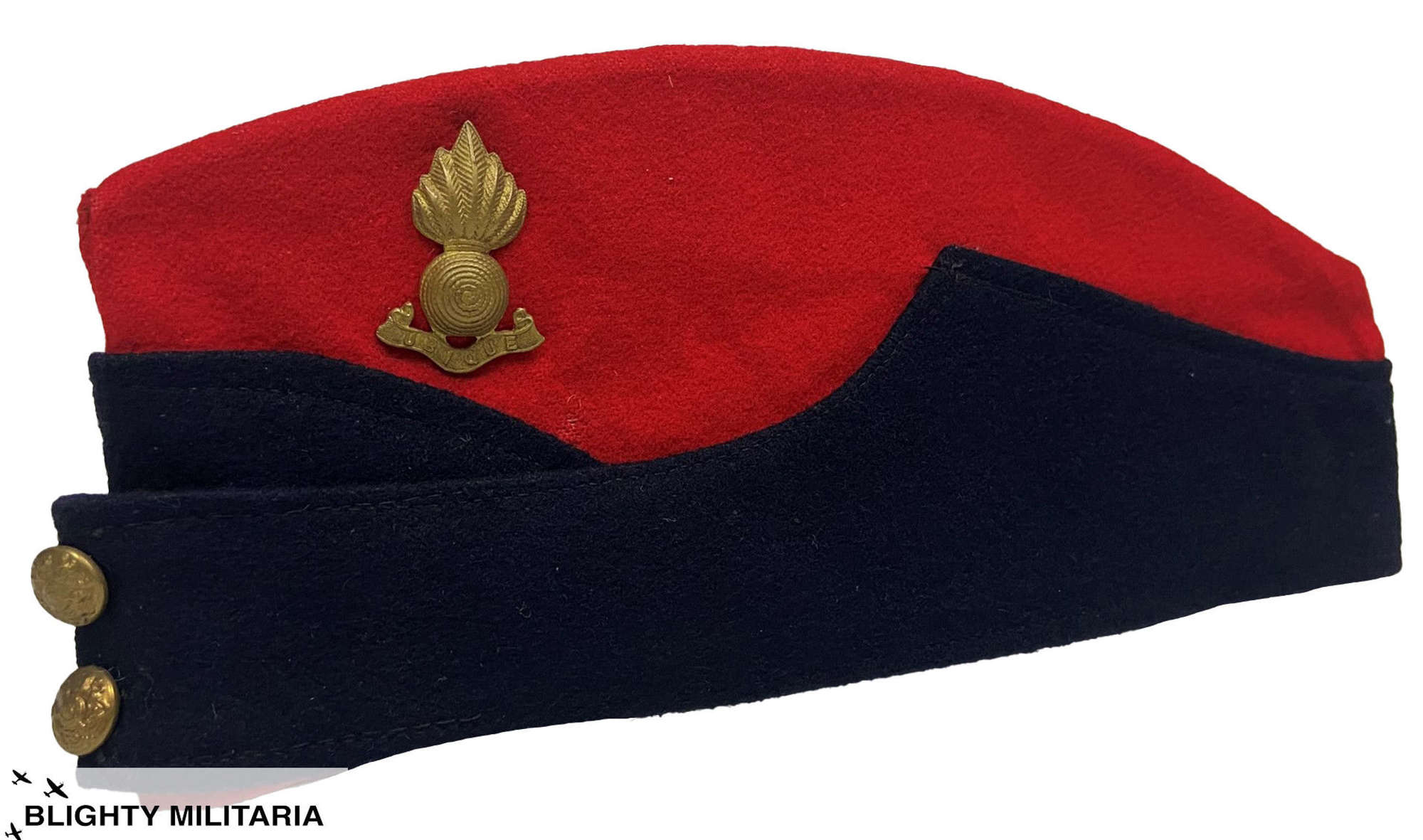 Original WW2 Economy Royal Artillery Coloured Field Service Cap