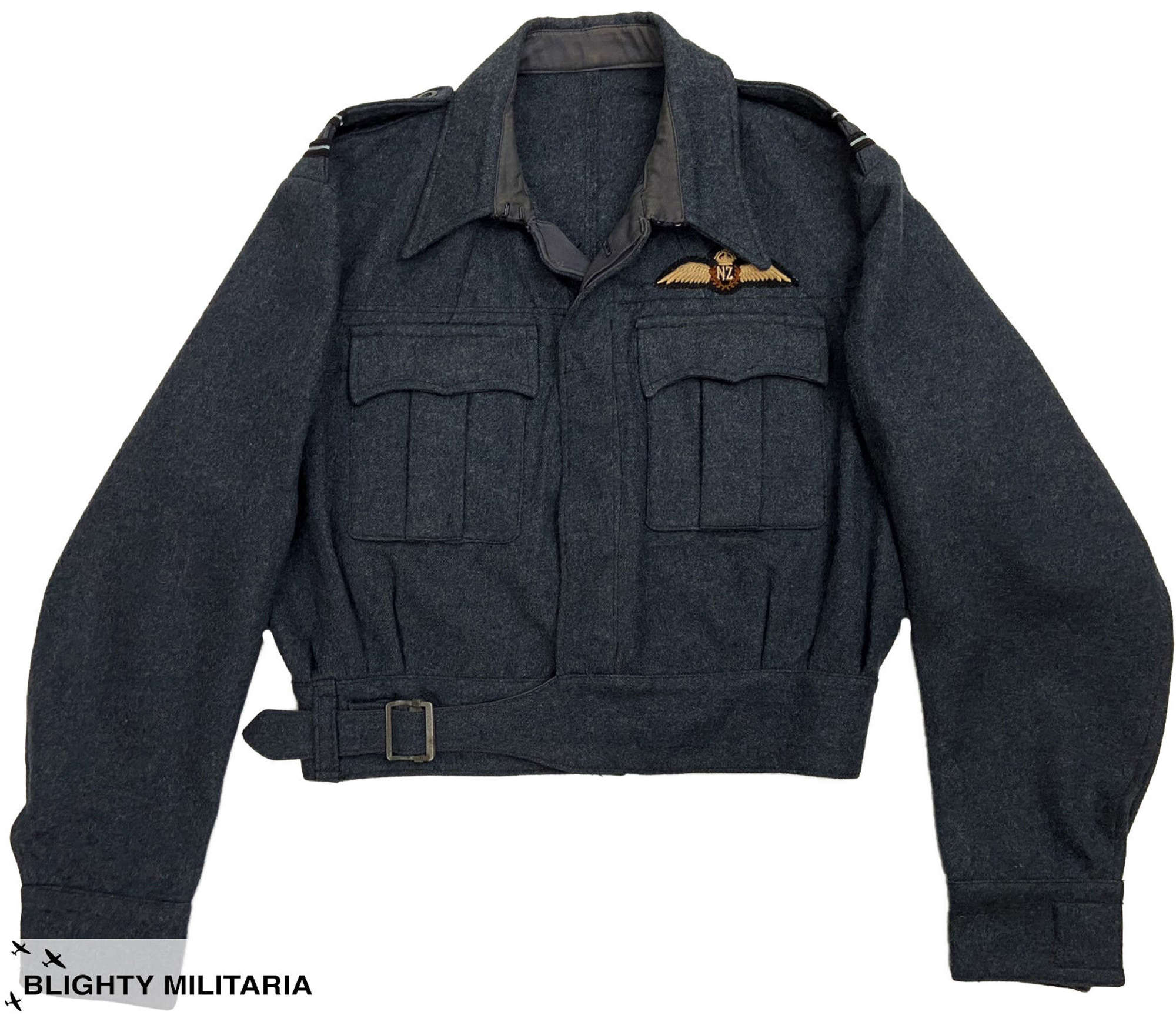 Original 1945 Dated New Zealand Air Force Battledress Jacket