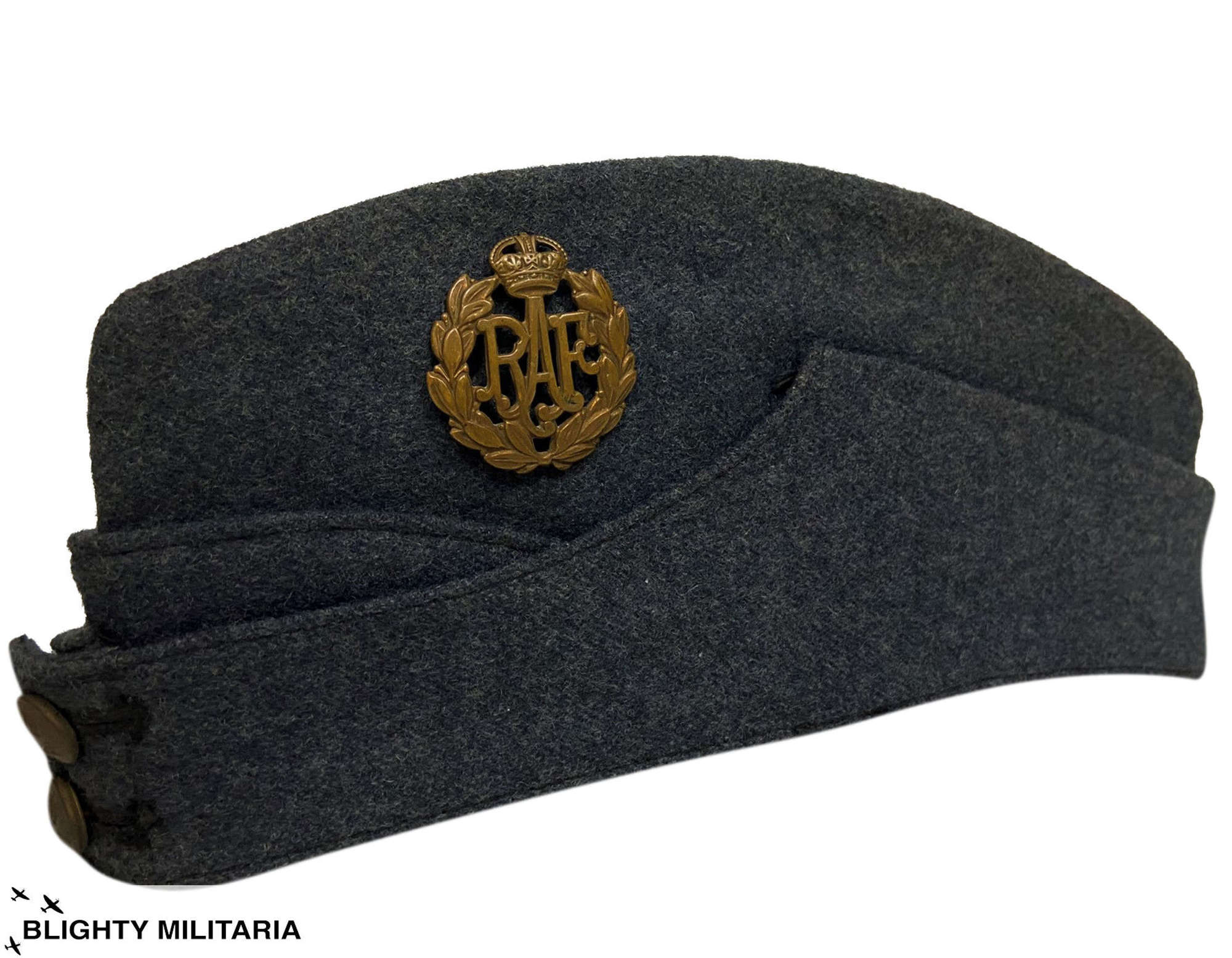 Original 1942 Dated RAF Ordinary Airman's Field Service Cap Size 6 1/4